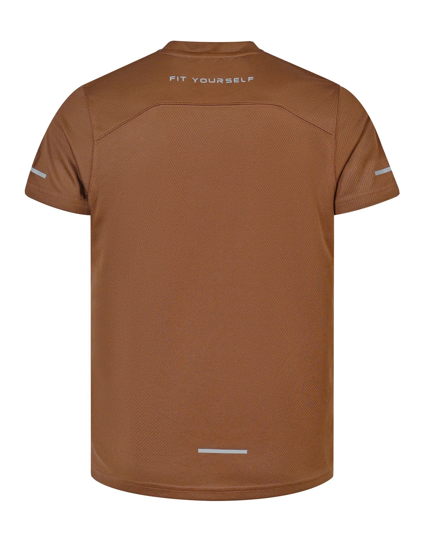 Brown Texture Gym Tee - Image 5