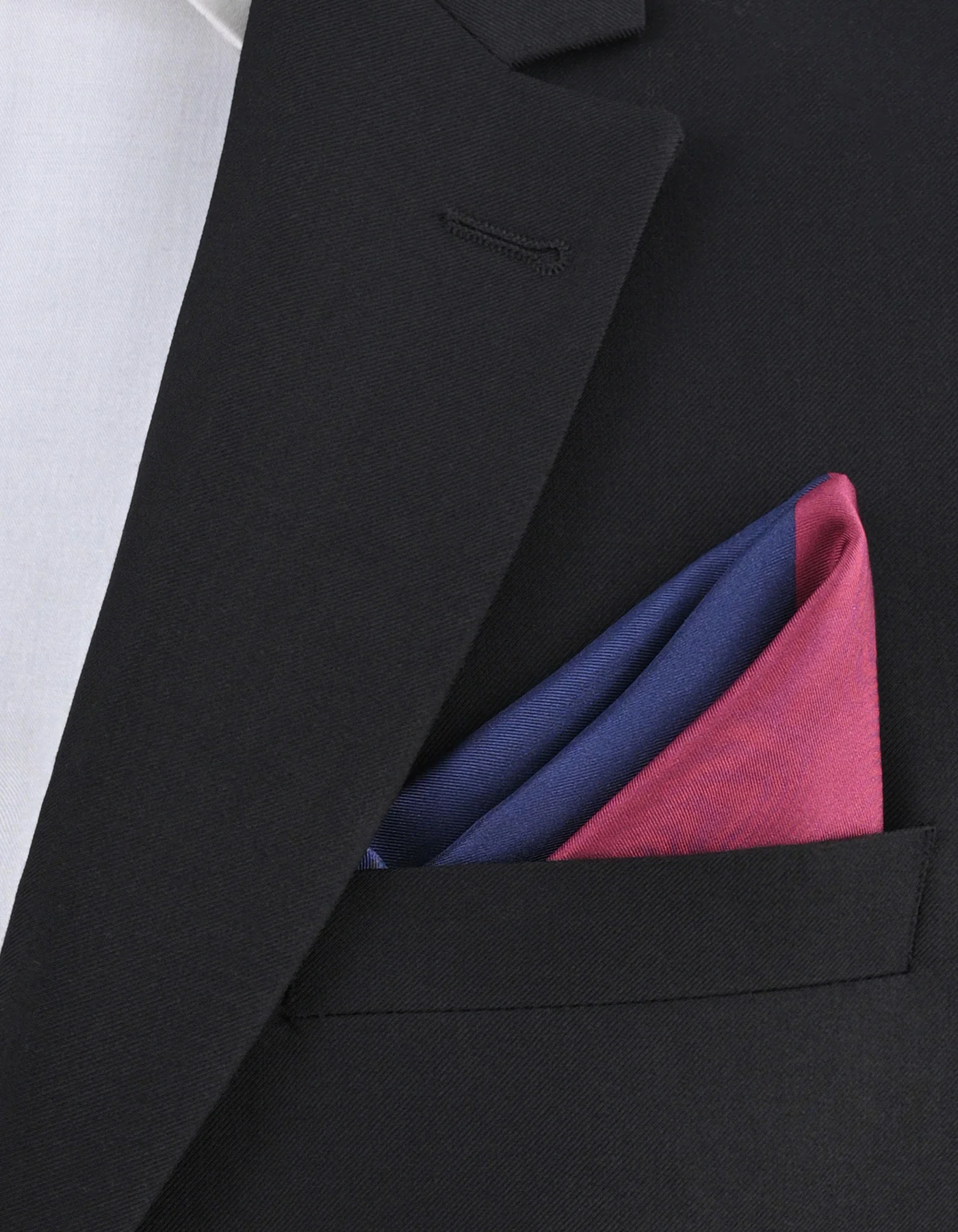 Burgundy 100% Silk Pocket Square