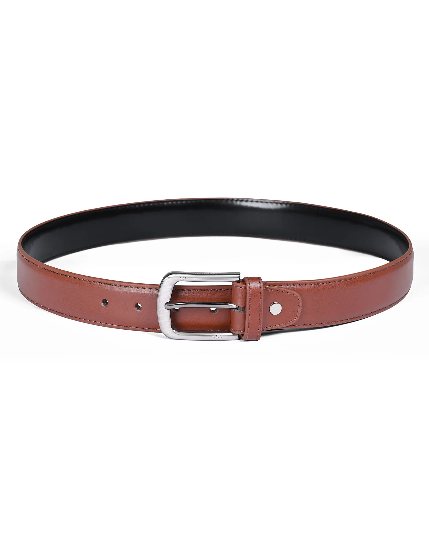Burgundy Plain Formal Belt - Image 2