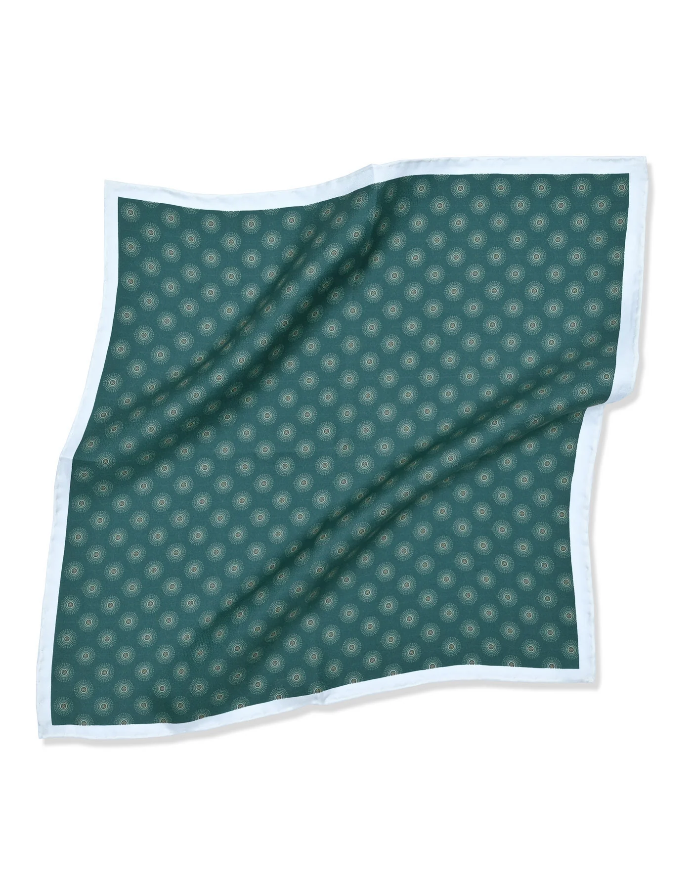 C Green Dotted Pocket Square - Image 4