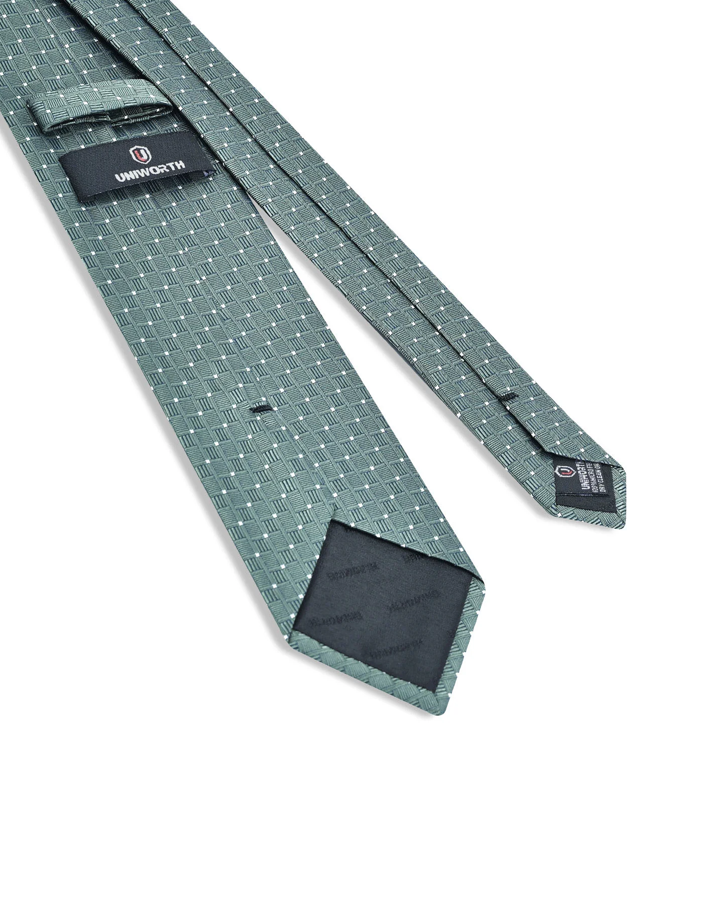 C Green Geometric Tie - Image 3