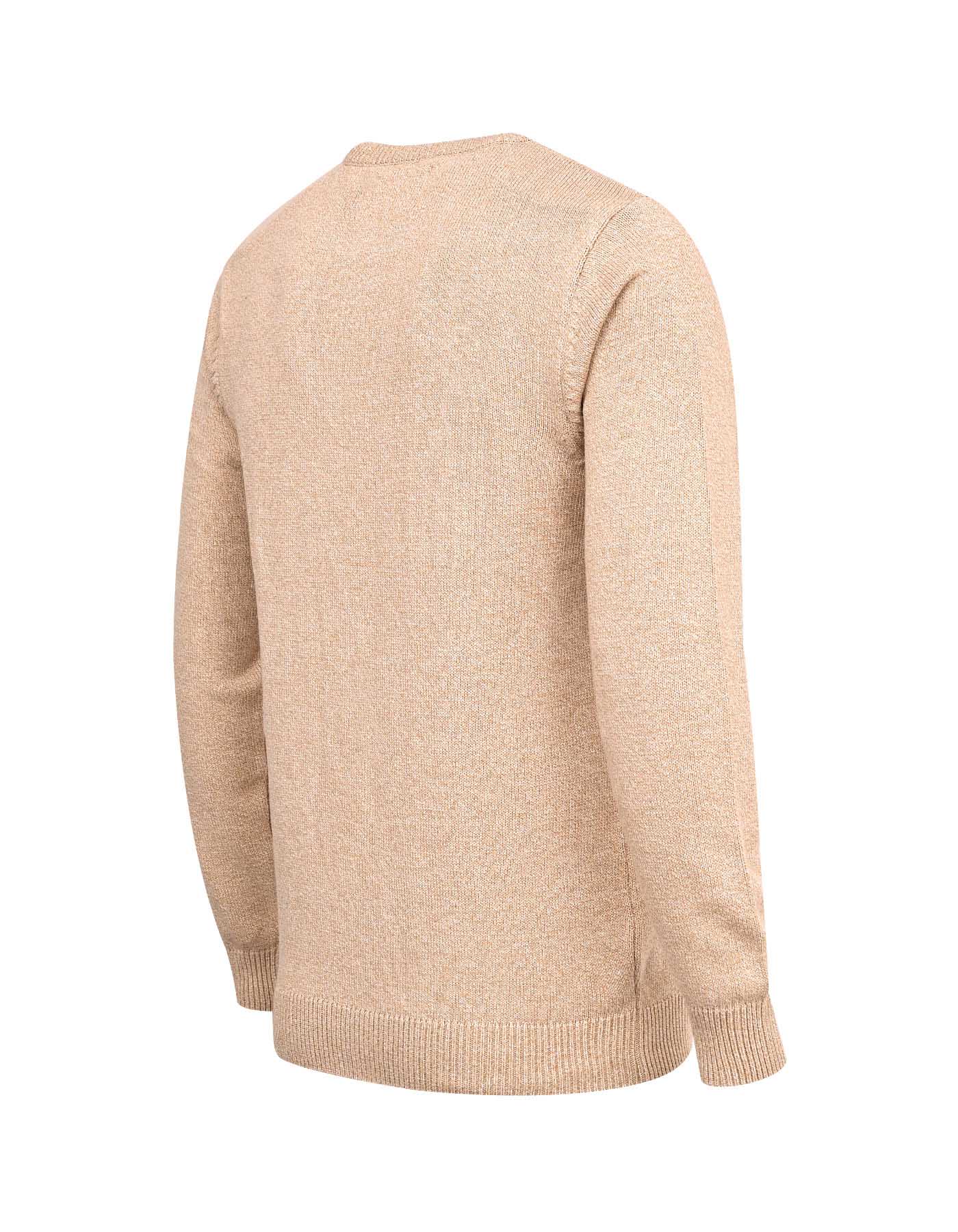Camel Dotted Crew Neck Sweater - Image 5