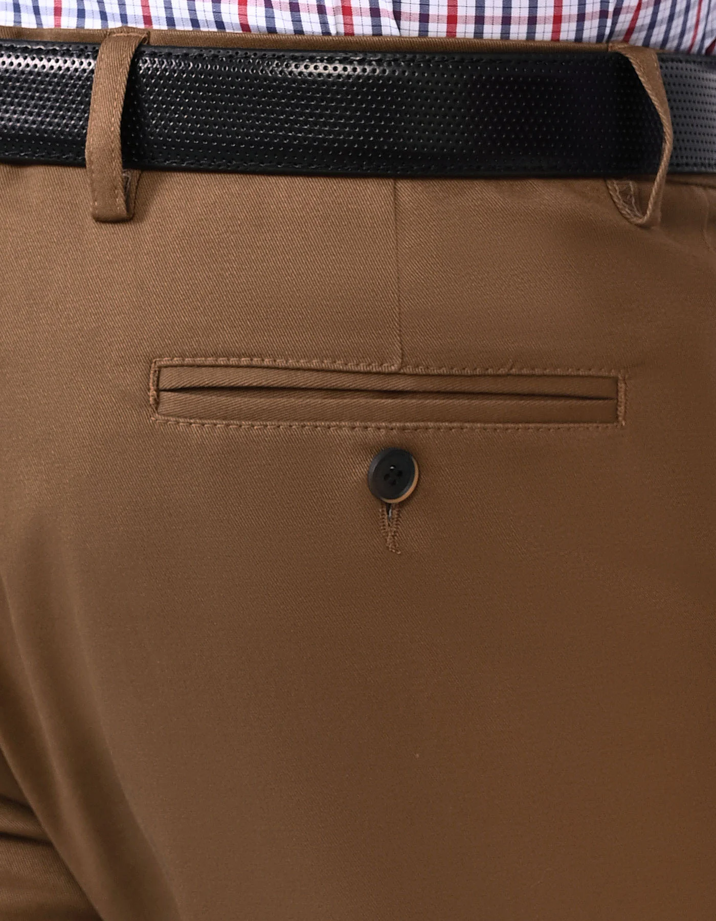 Camel Smart Fit Cotton Trouser - Image 4