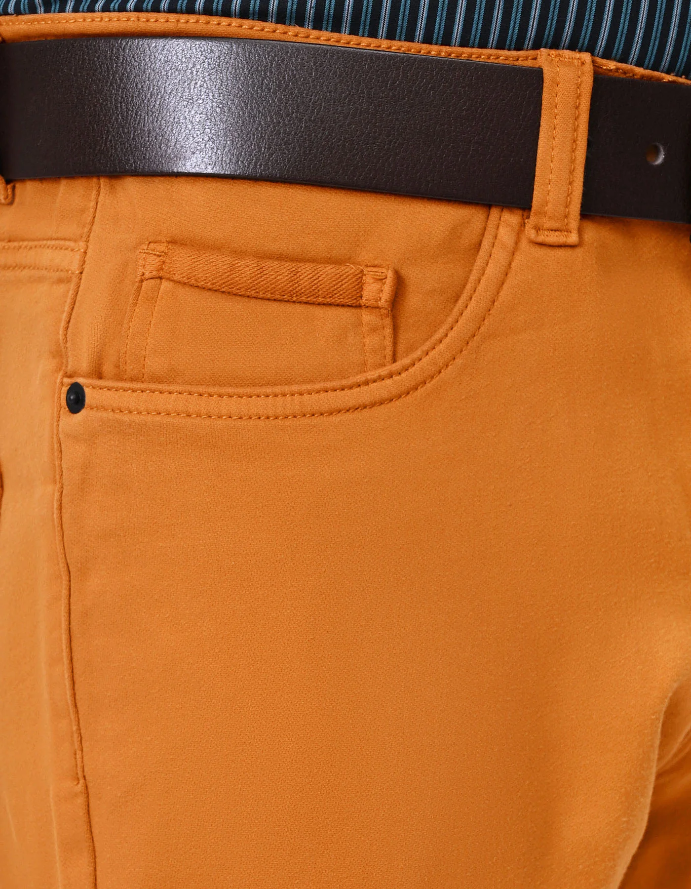 Camel Straight Fit Denim - Image 2