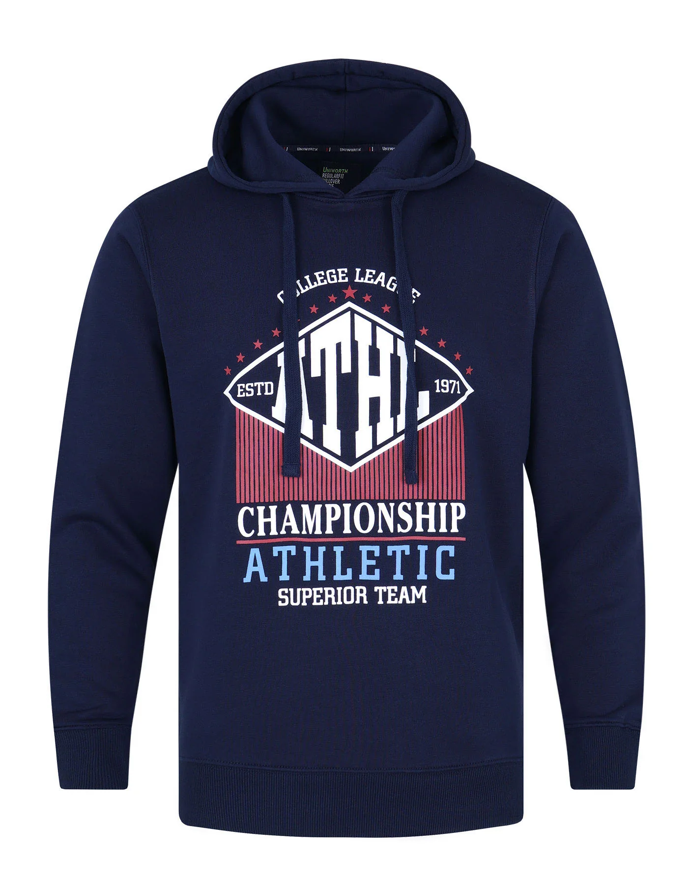 Championship Athletic Navy Pullover Hoodie - Image 4