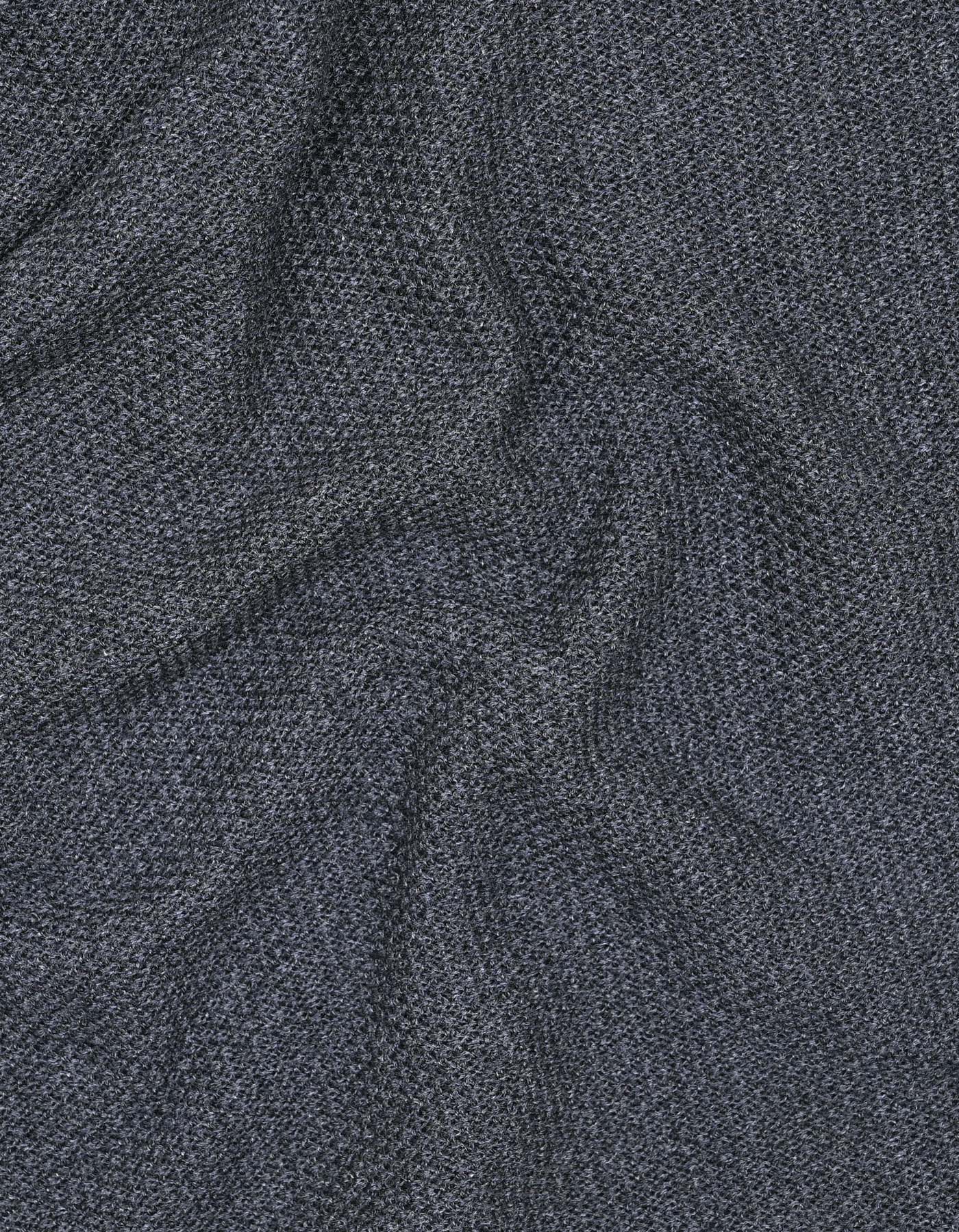 Charcoal Classic Knit Sweater Polo - Image 5