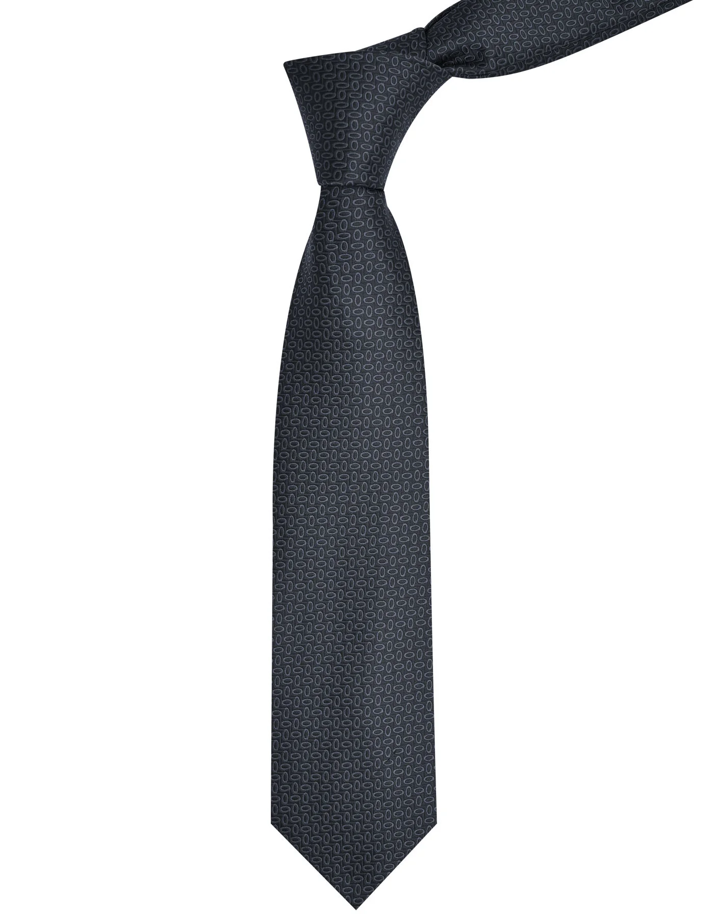 Charcoal Paisley Tie - Image 2