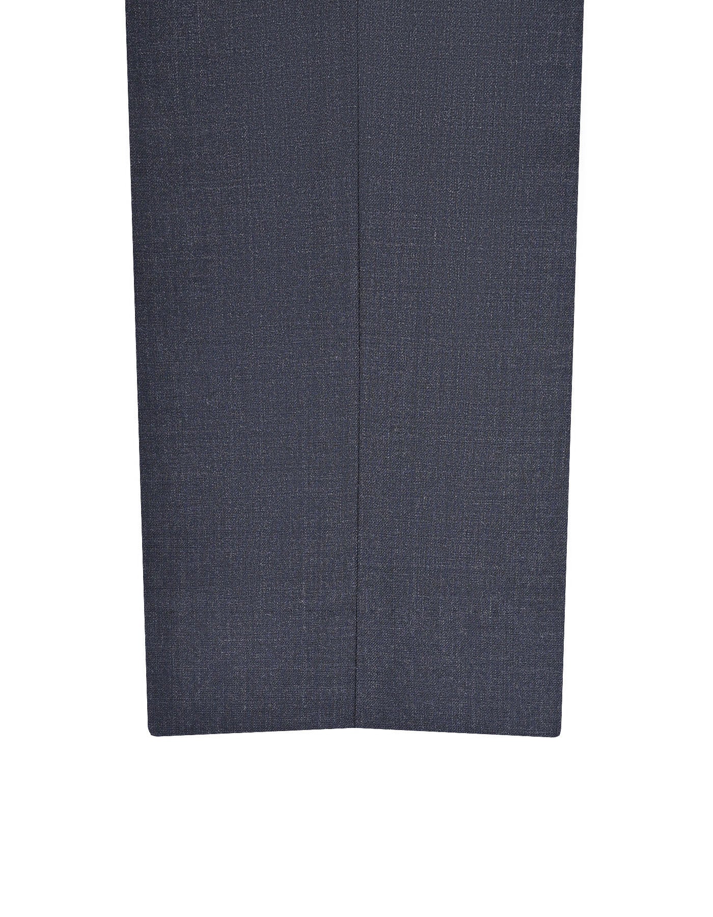 Charcoal Plain Classic Fit Formal Trouser - Image 3