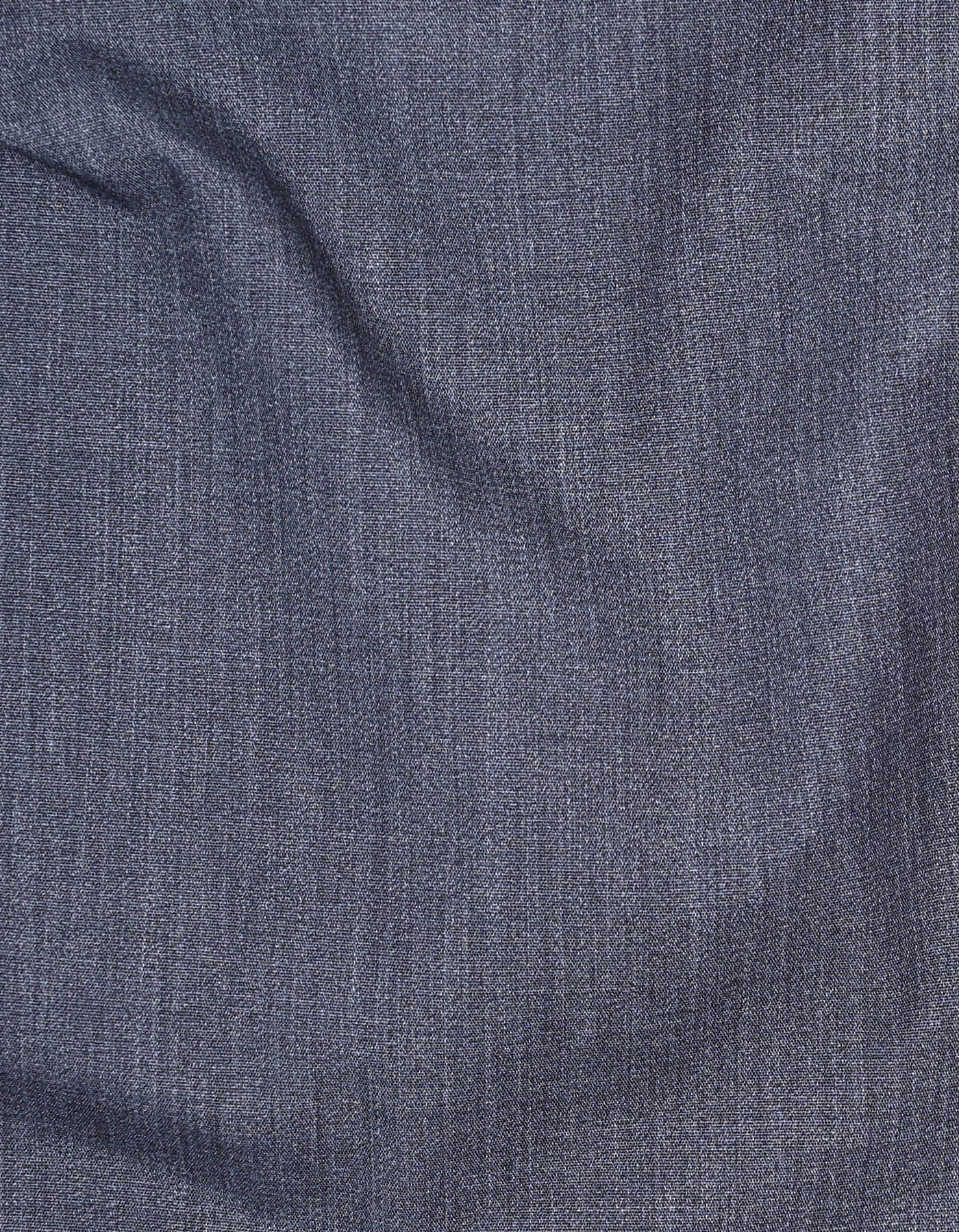Charcoal Plain Classic Fit Shirt - Image 4