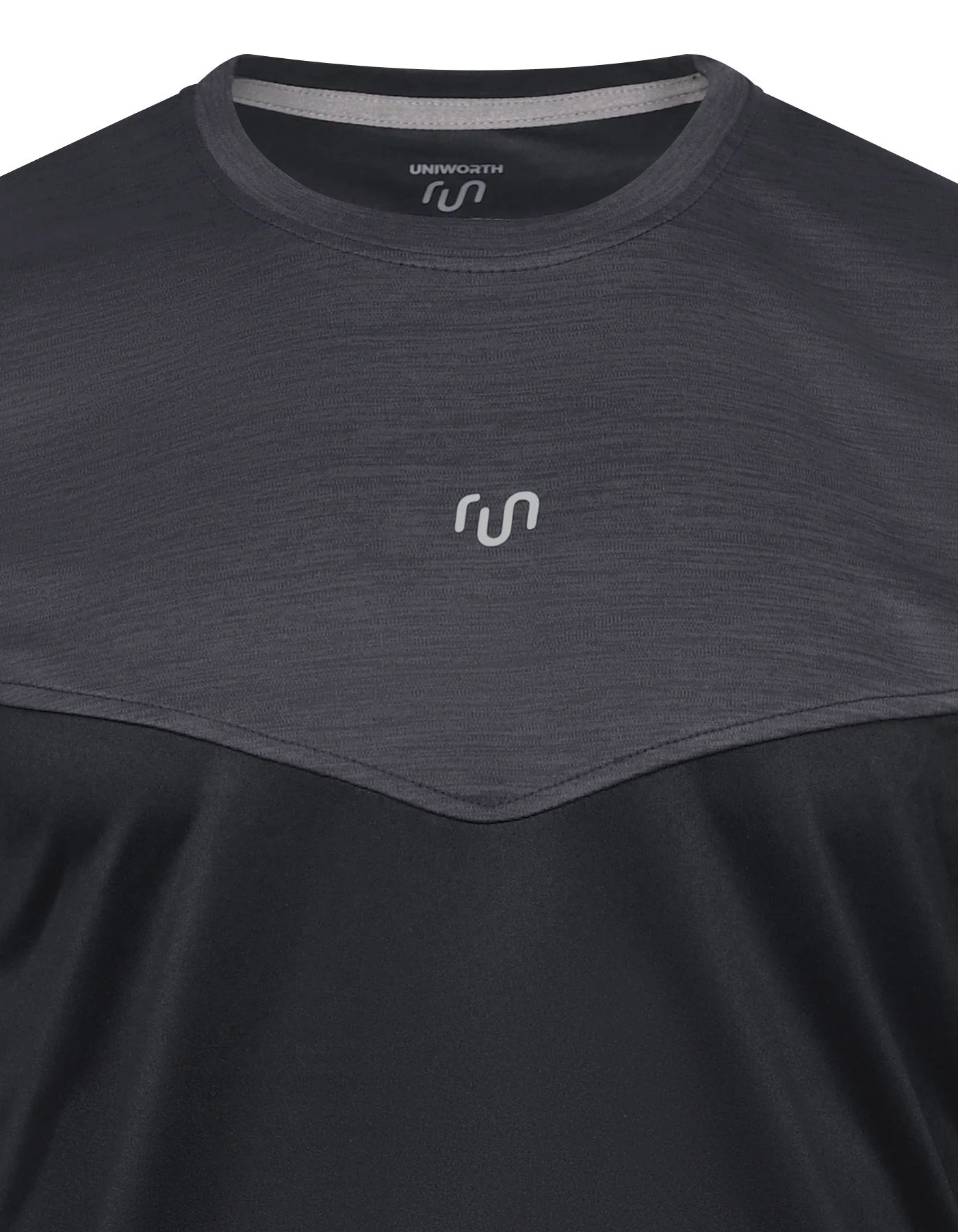 Charcoal Plain Gym Tee - Image 2