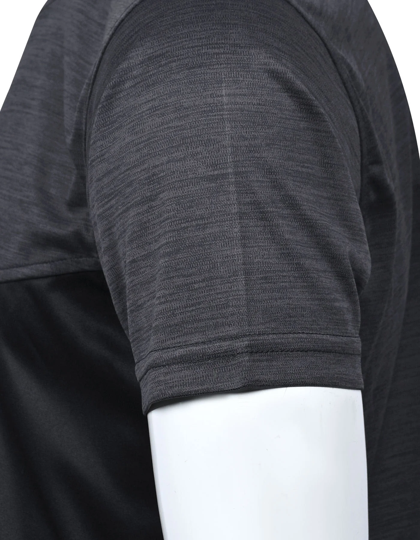 Charcoal Plain Gym Tee - Image 3