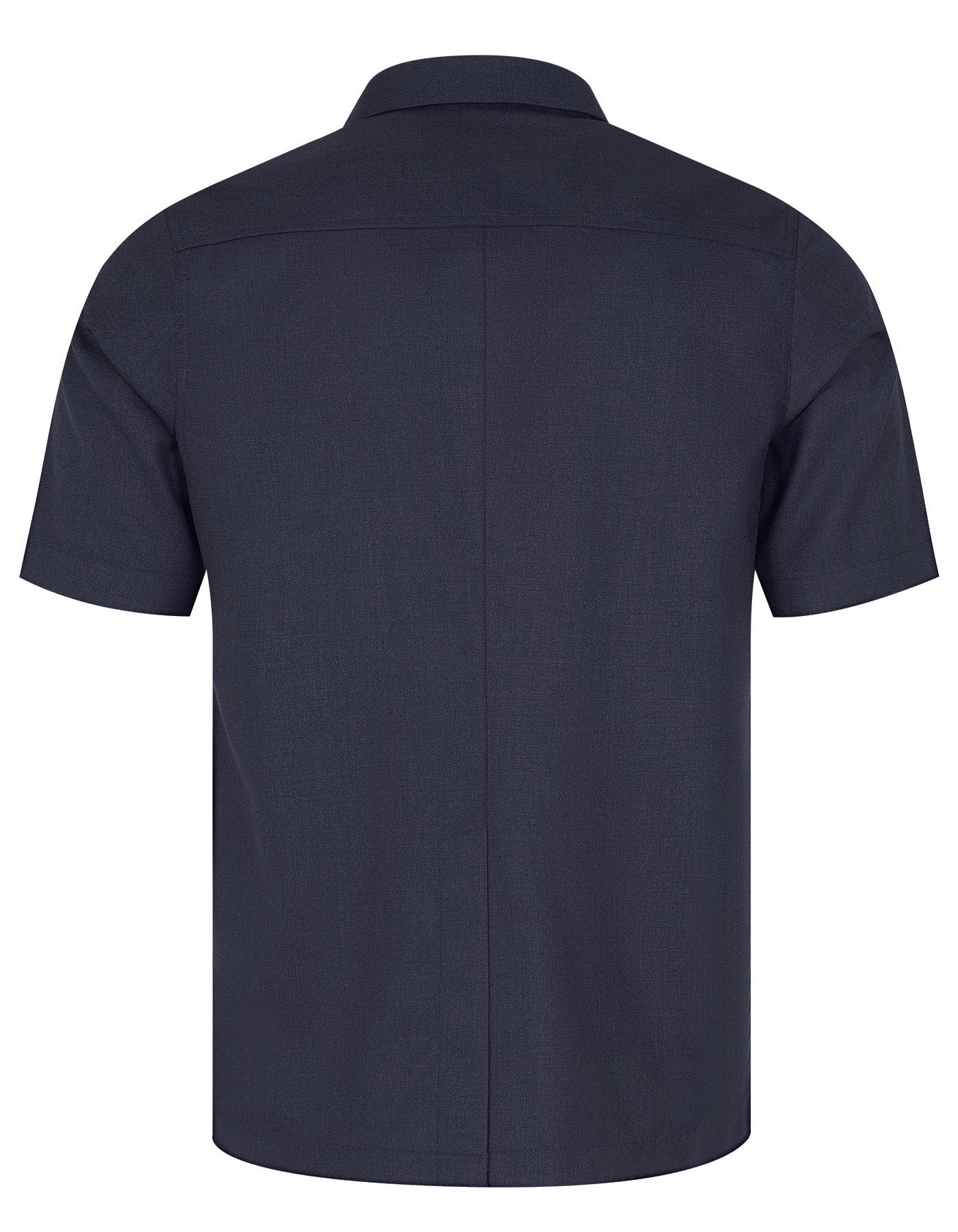 Charcoal Plain Safari Suit - Image 4