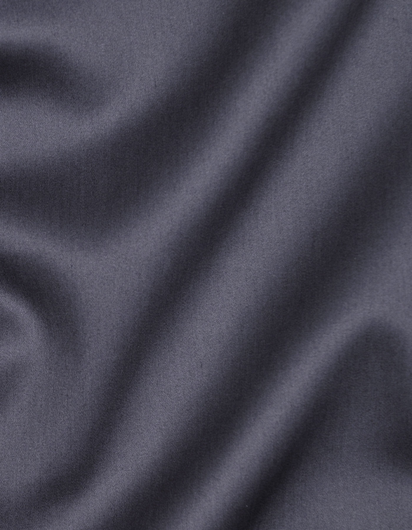 Charcoal Plain Smart Fit Shirt - Image 4