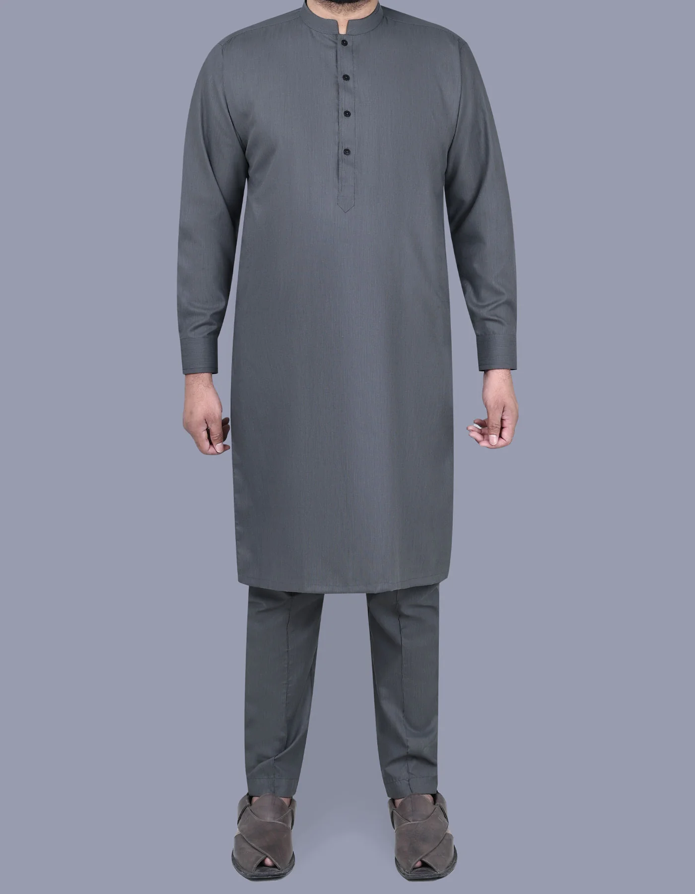 Charcoal Texture Kurta Pajama