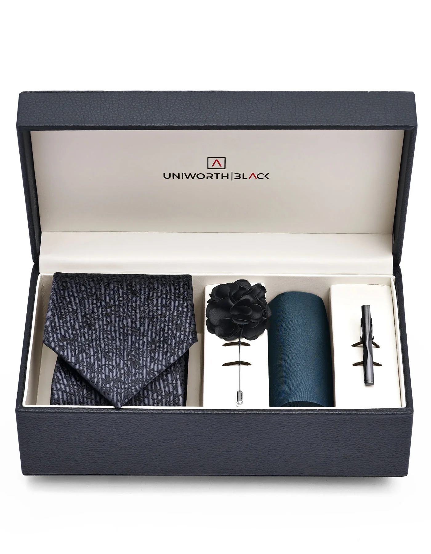 Charcoal Texture Men Accessories Box