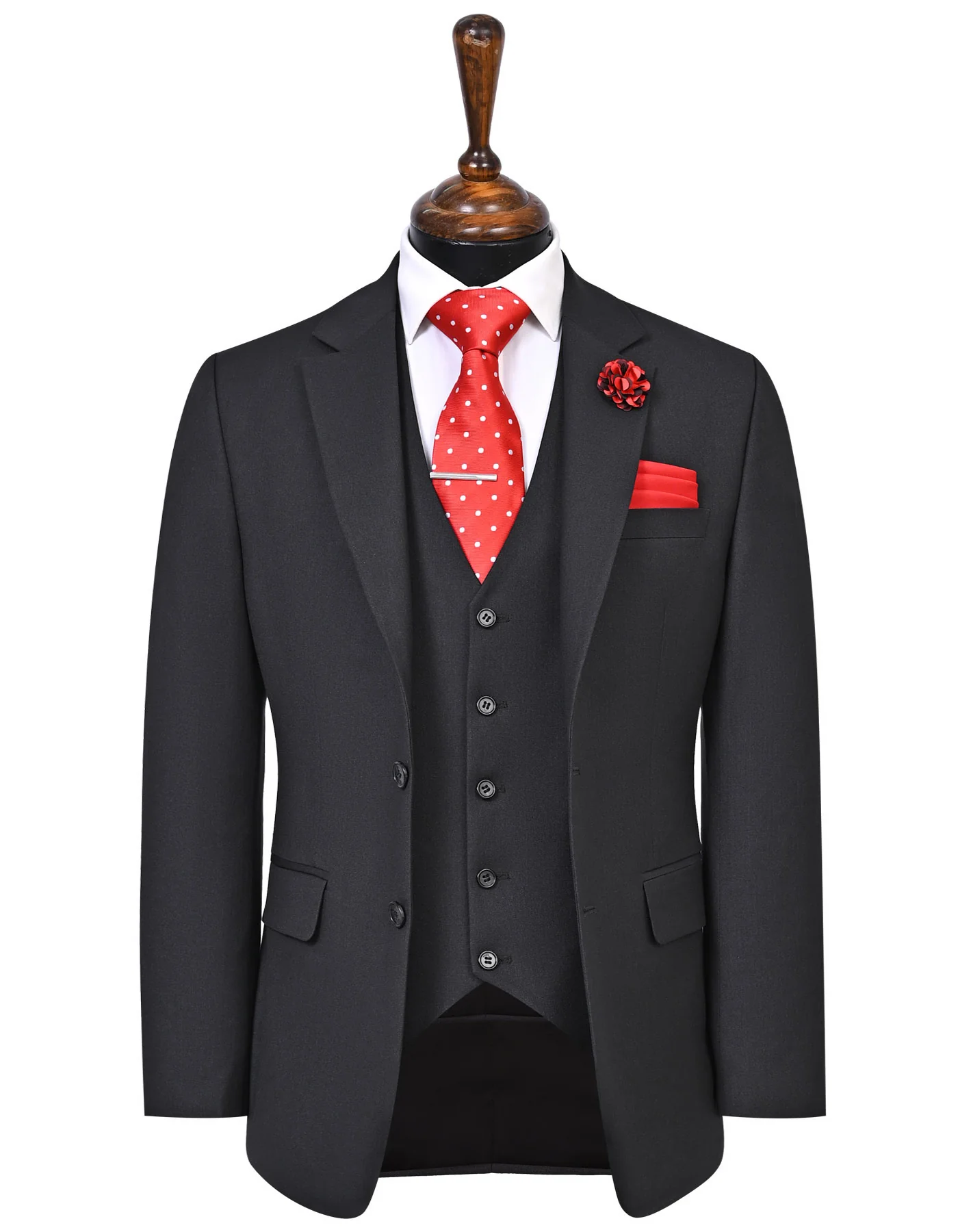 Charcoal Texture Smart Fit Suit