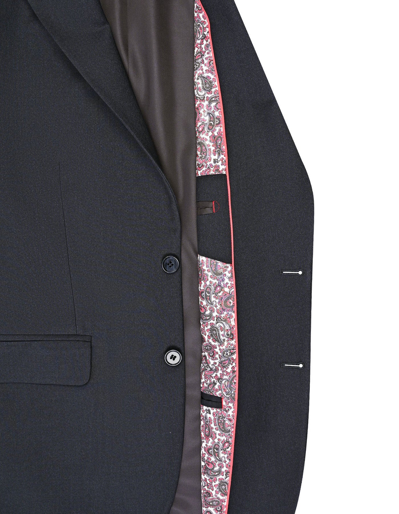Charcoal Texture Smart Fit Suit - Image 5