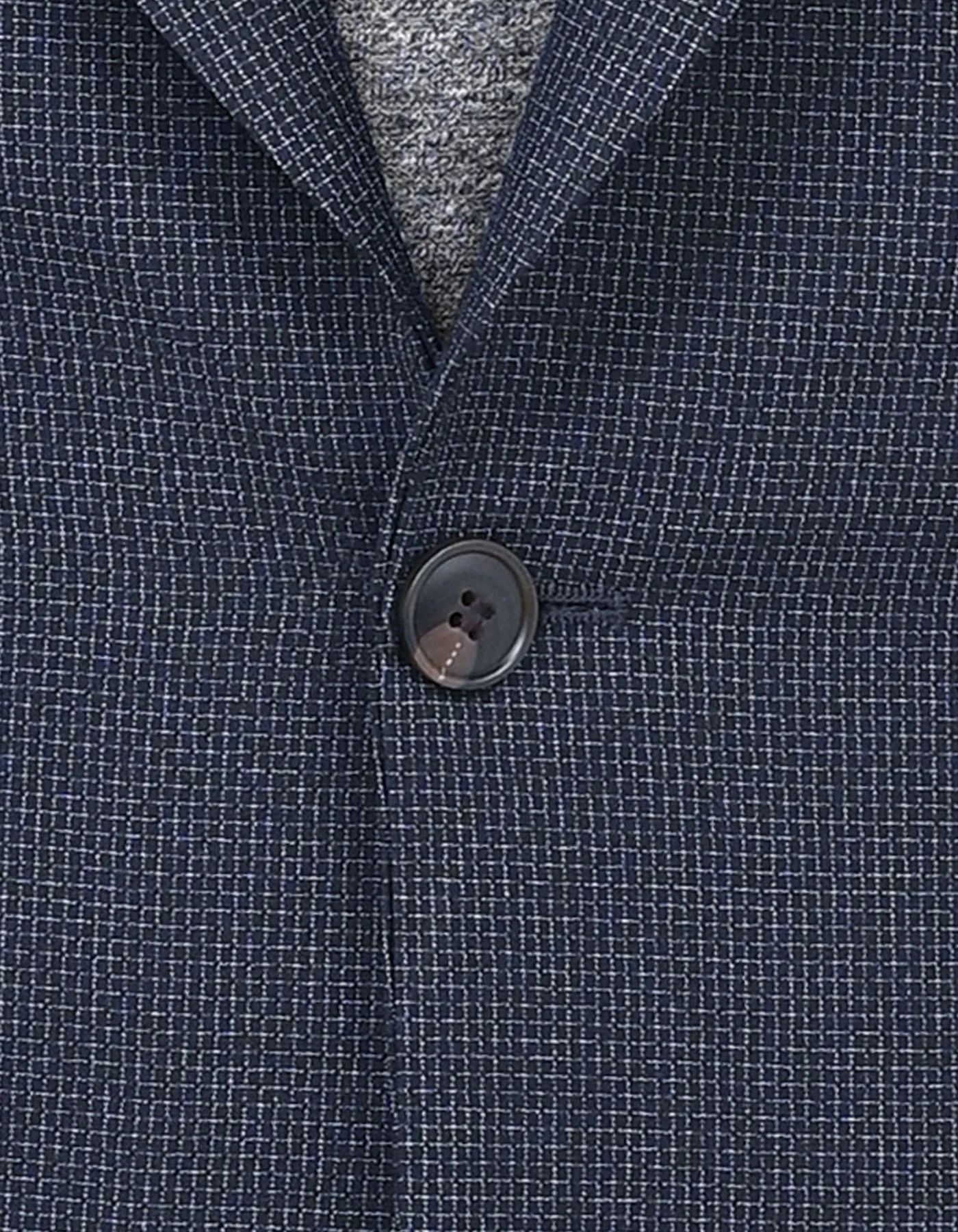 Charcoal Texture Tailored Smart Fit Coat - Image 3