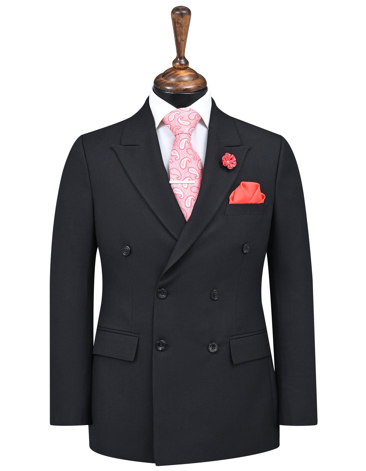 Charcoal Texture Tailored Smart Fit Suit