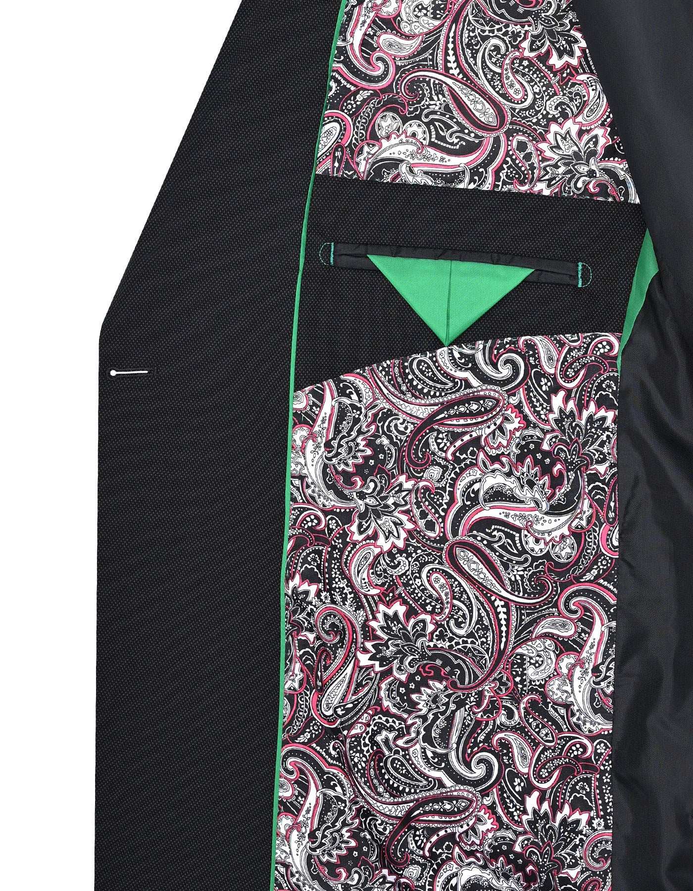 Charcoal Texture Tailored Smart Fit Suit - Image 5
