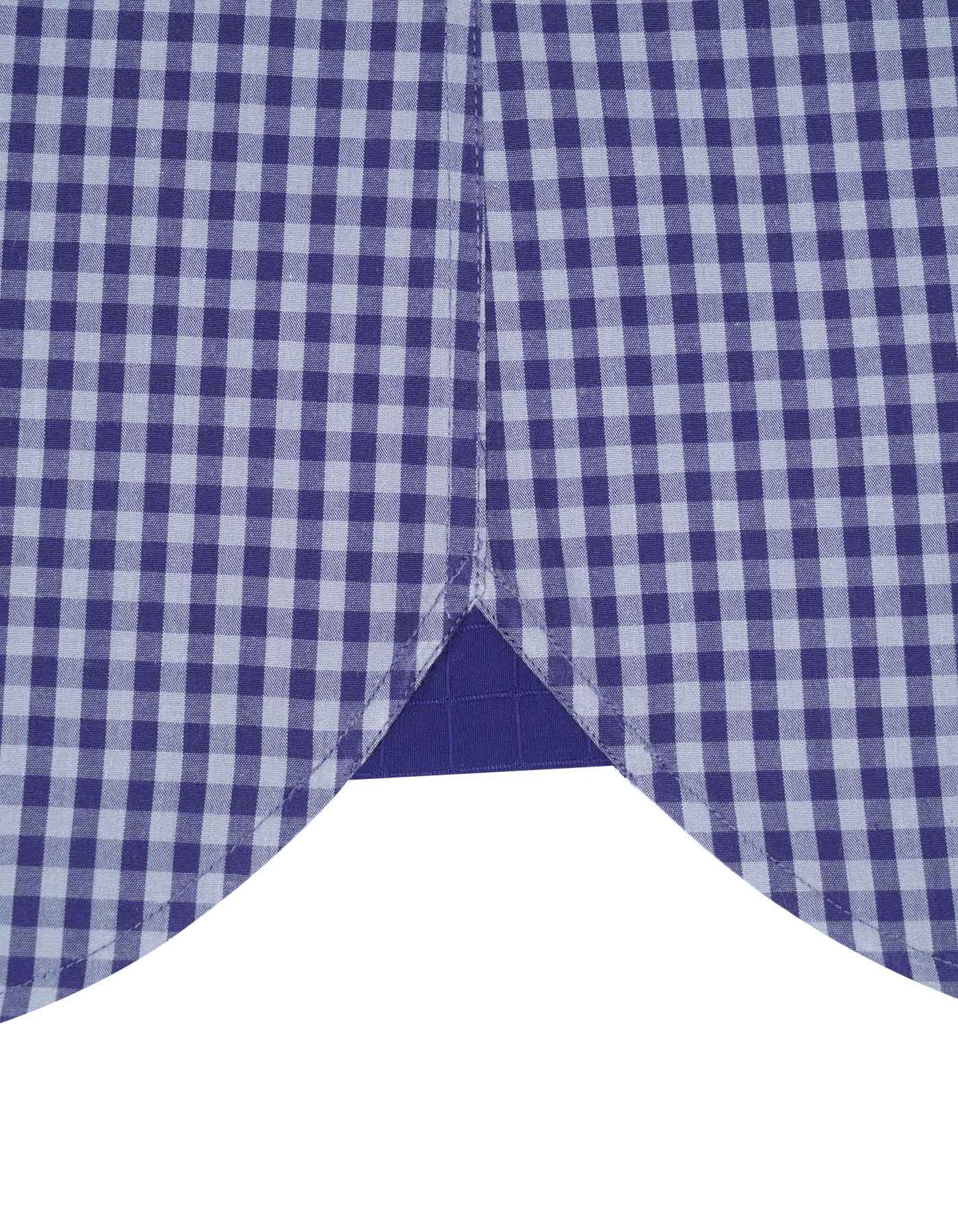 Check Grey Business Casual Shirt - Image 6