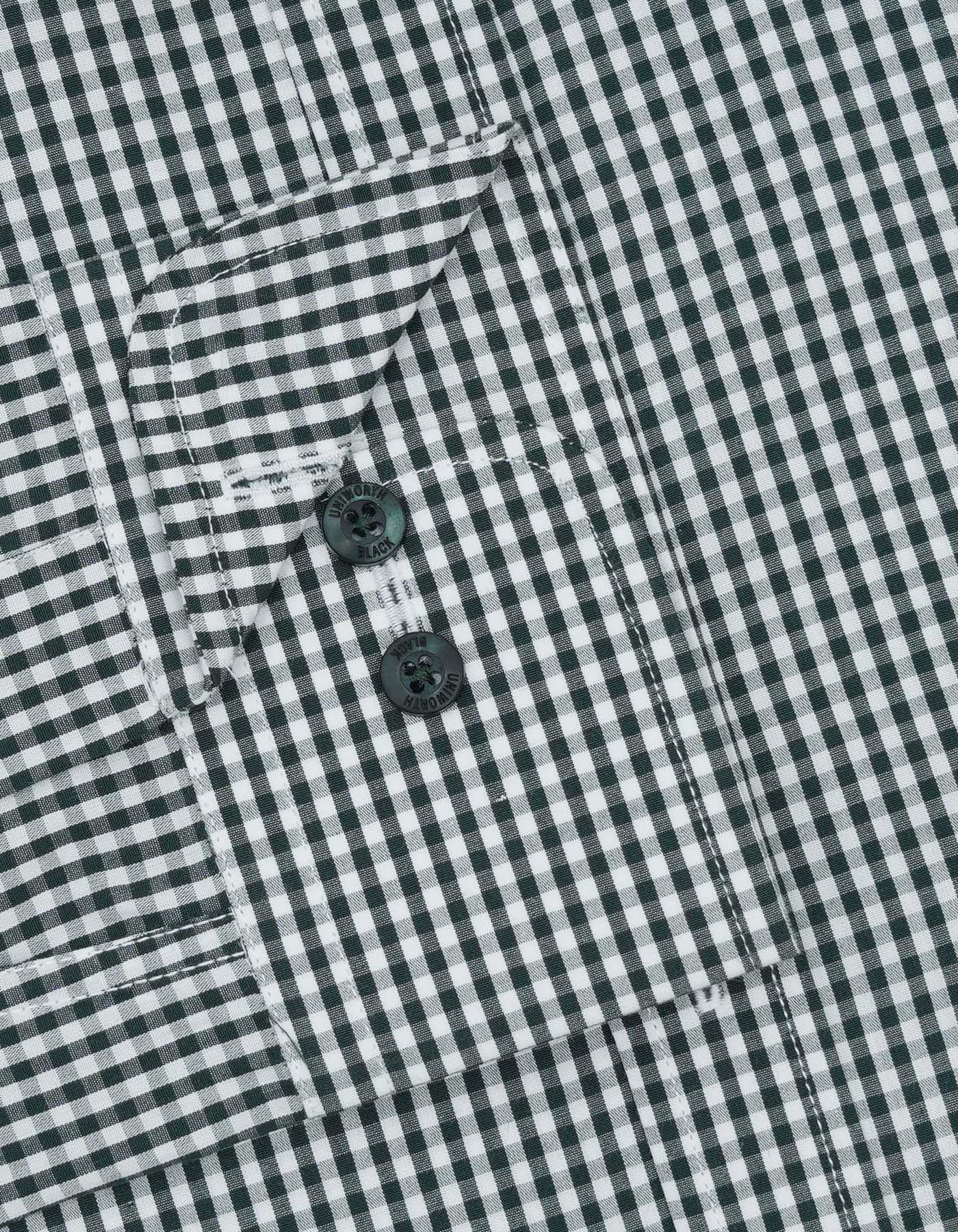 Check White/L Green Classic Fit Shirt - Image 3