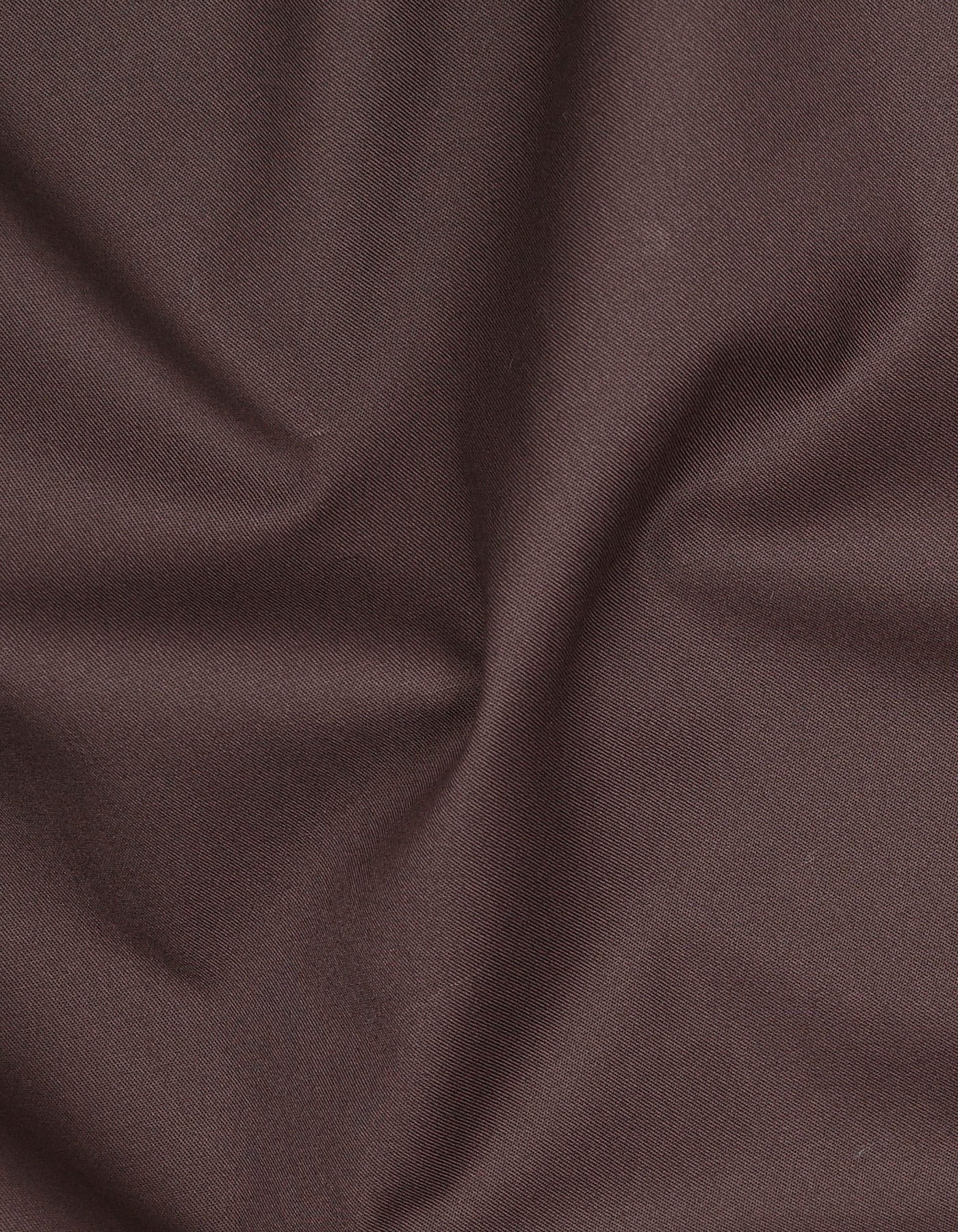 Chocolate Plain Classic Fit Shirt - Image 4