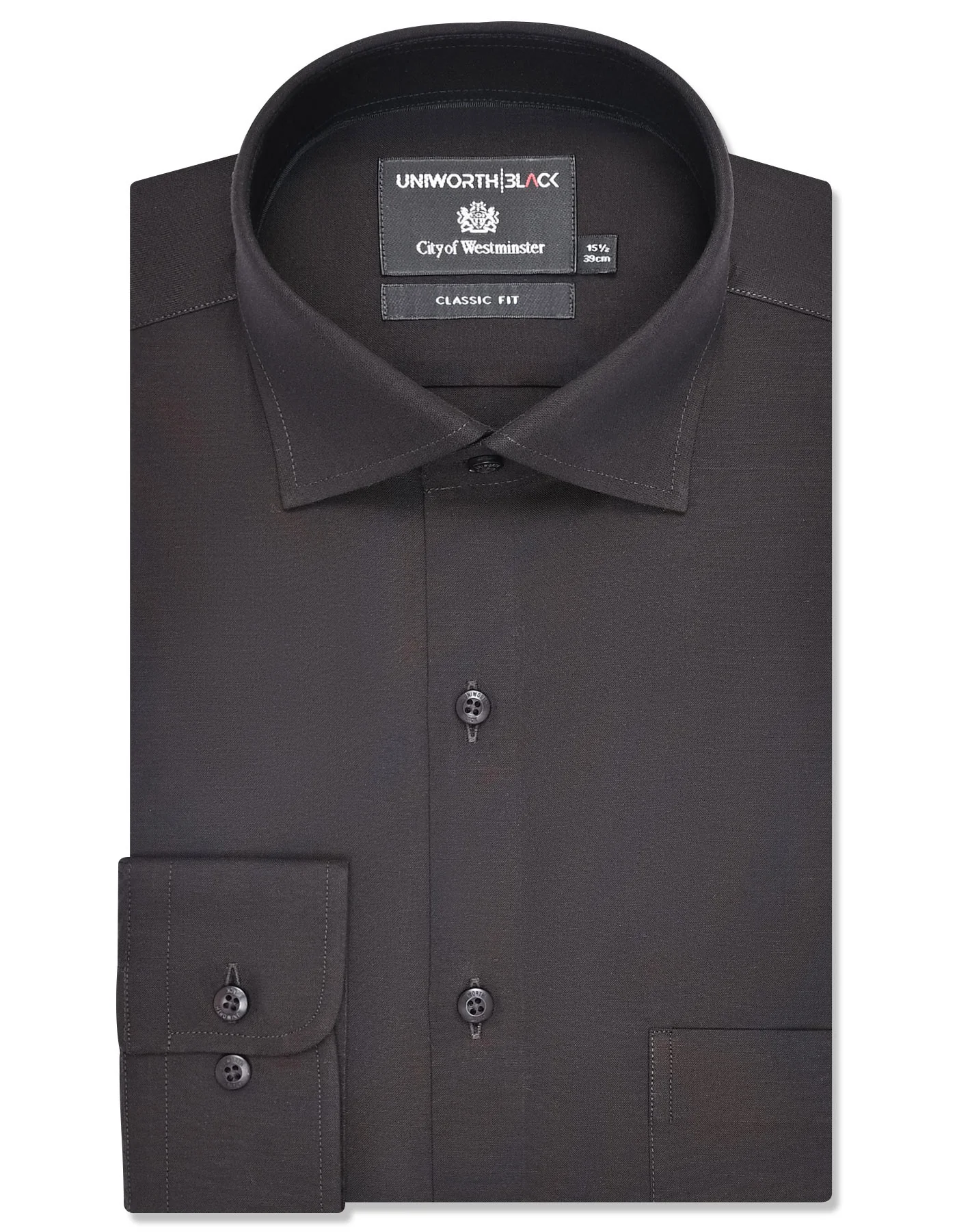 Chocolate Plain Classic Fit Shirt