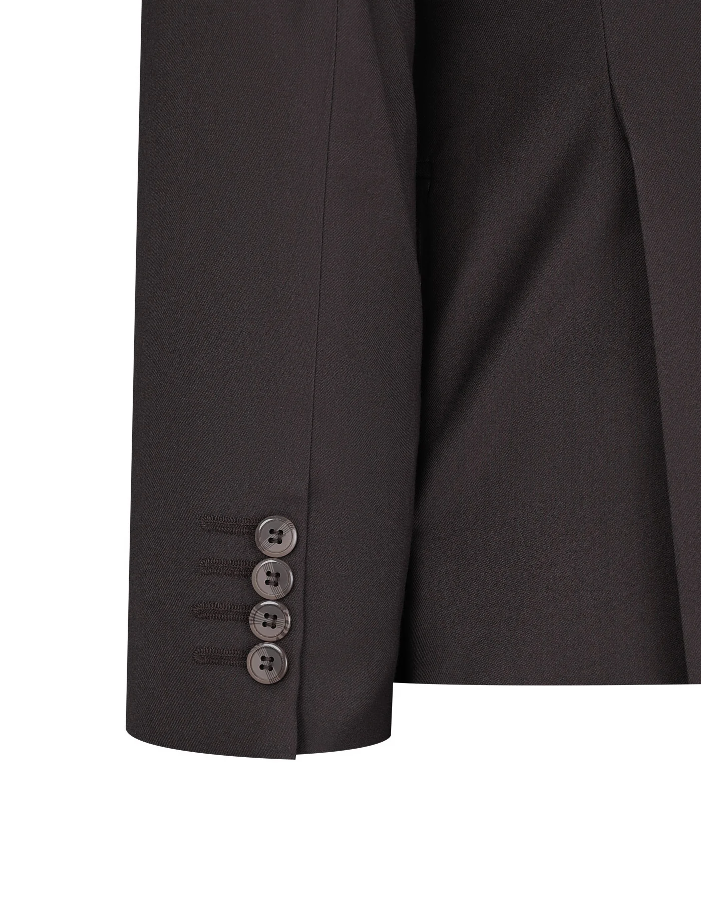 Chocolate Plain Classic Fit Suit - Image 4
