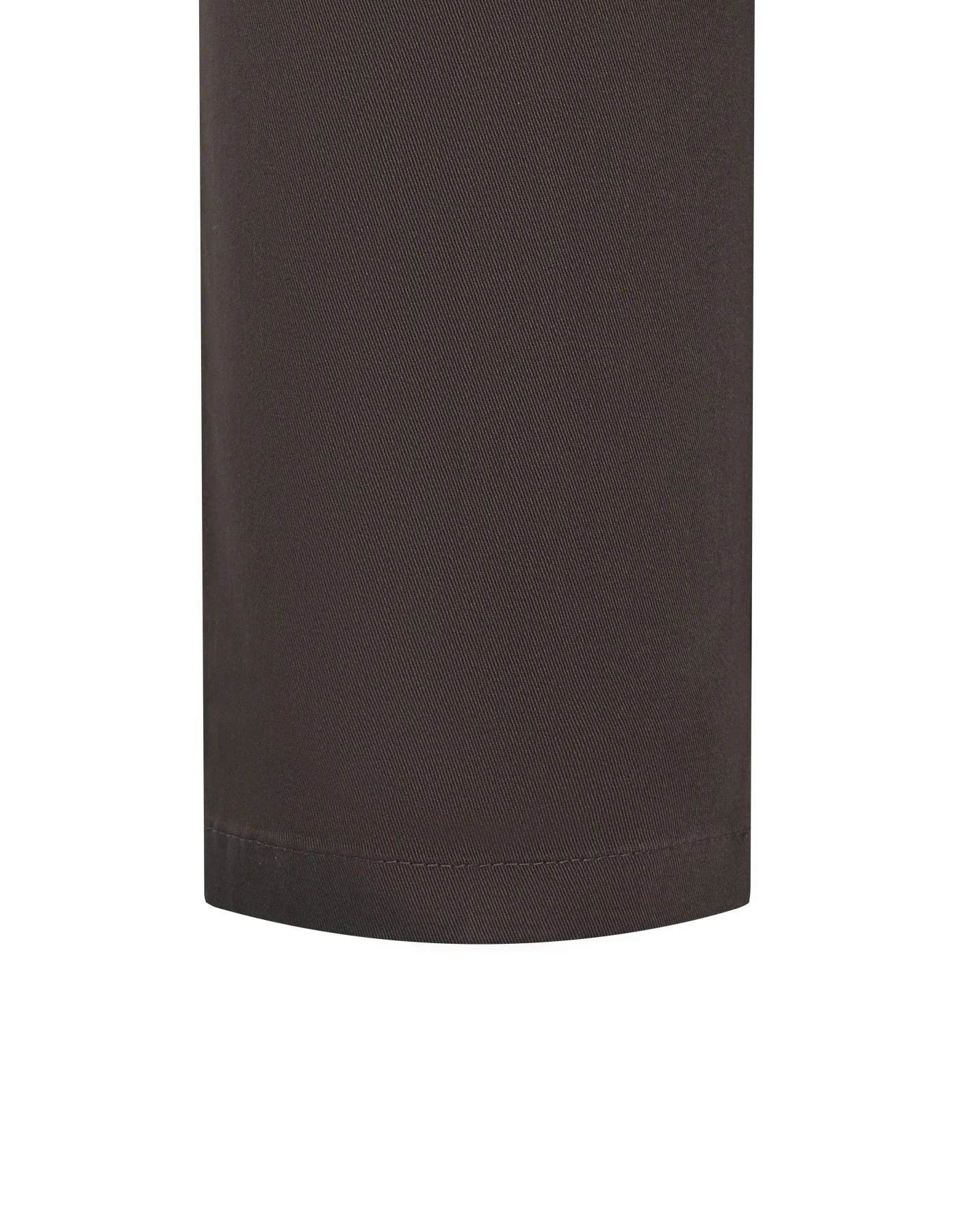Chocolate Plain Smart Fit Cotton Trouser - Image 3