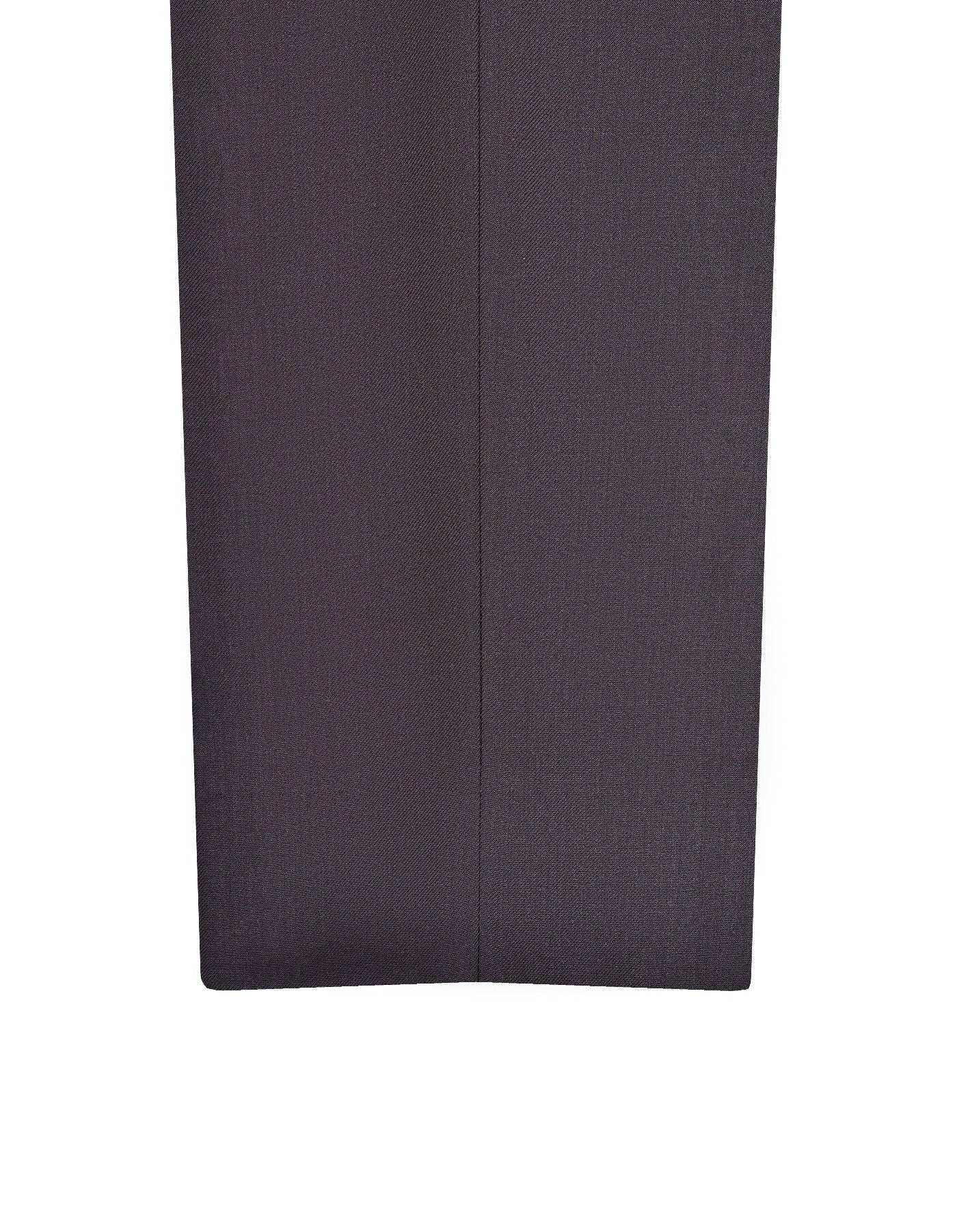 Chocolate Plain Tailored Smart Fit Formal Trouser - Image 3