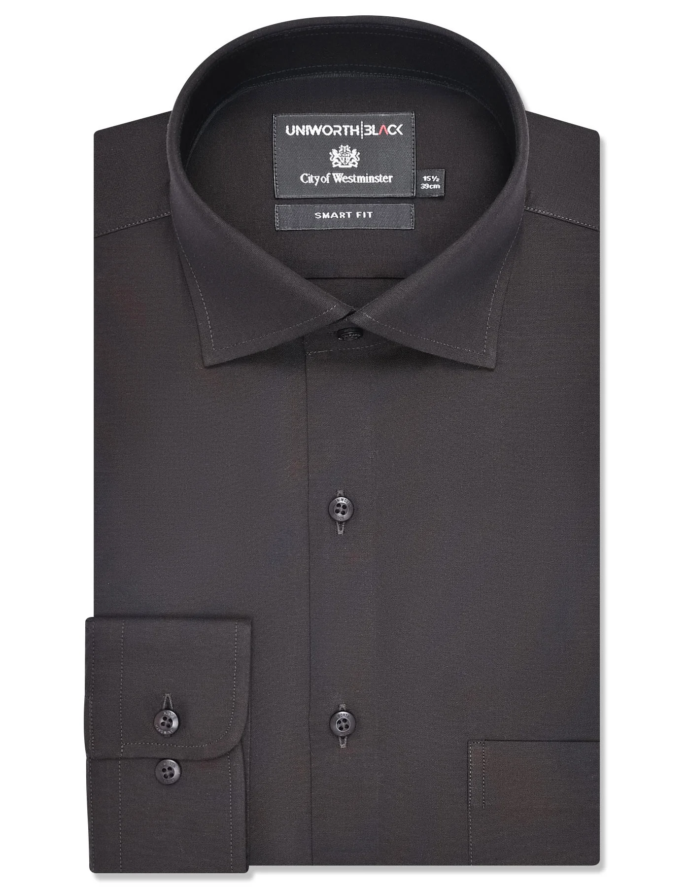 Chocolate Plain Tailored Smart Fit Shirt