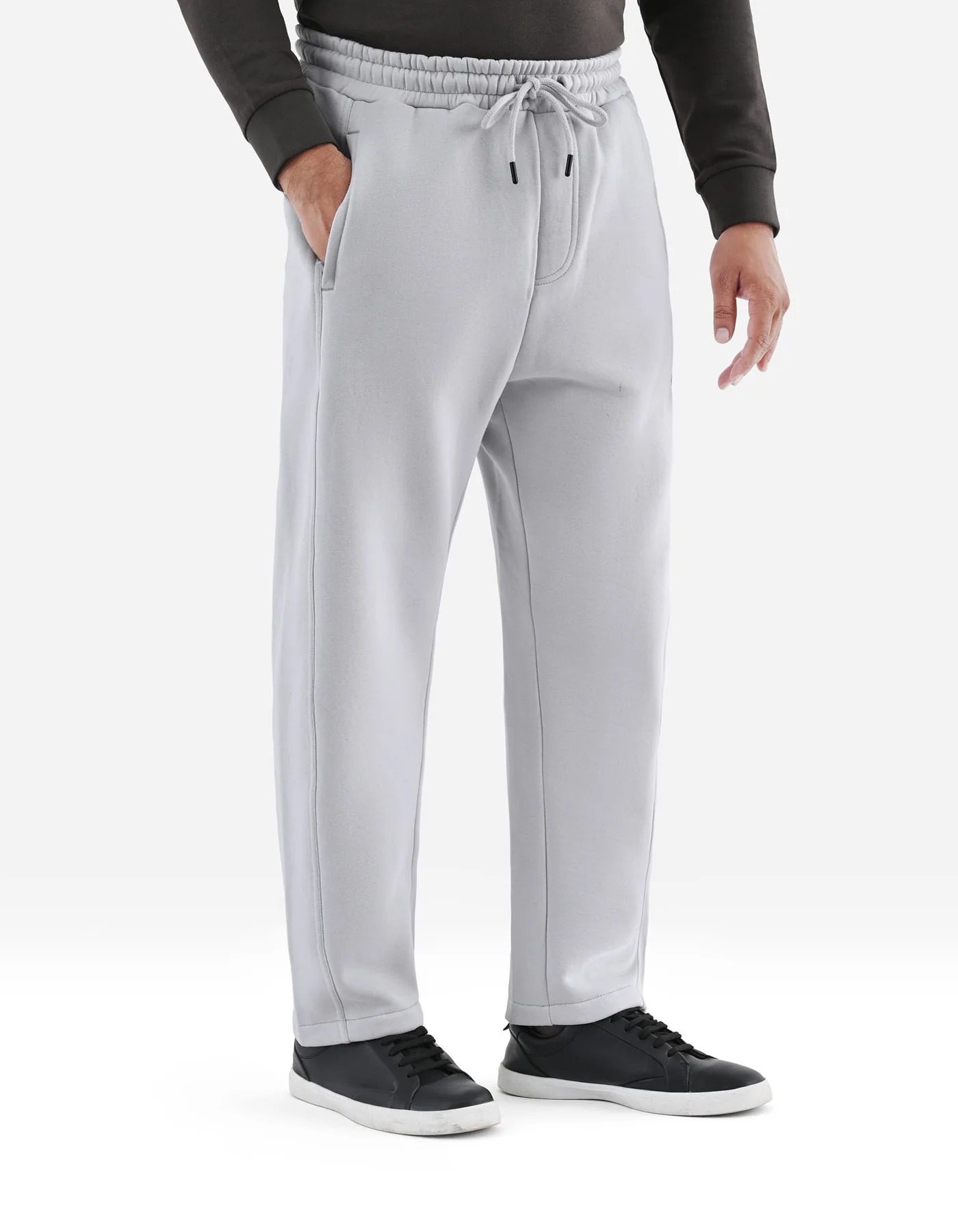 Chrome Plain Relax Fit Sweatpants