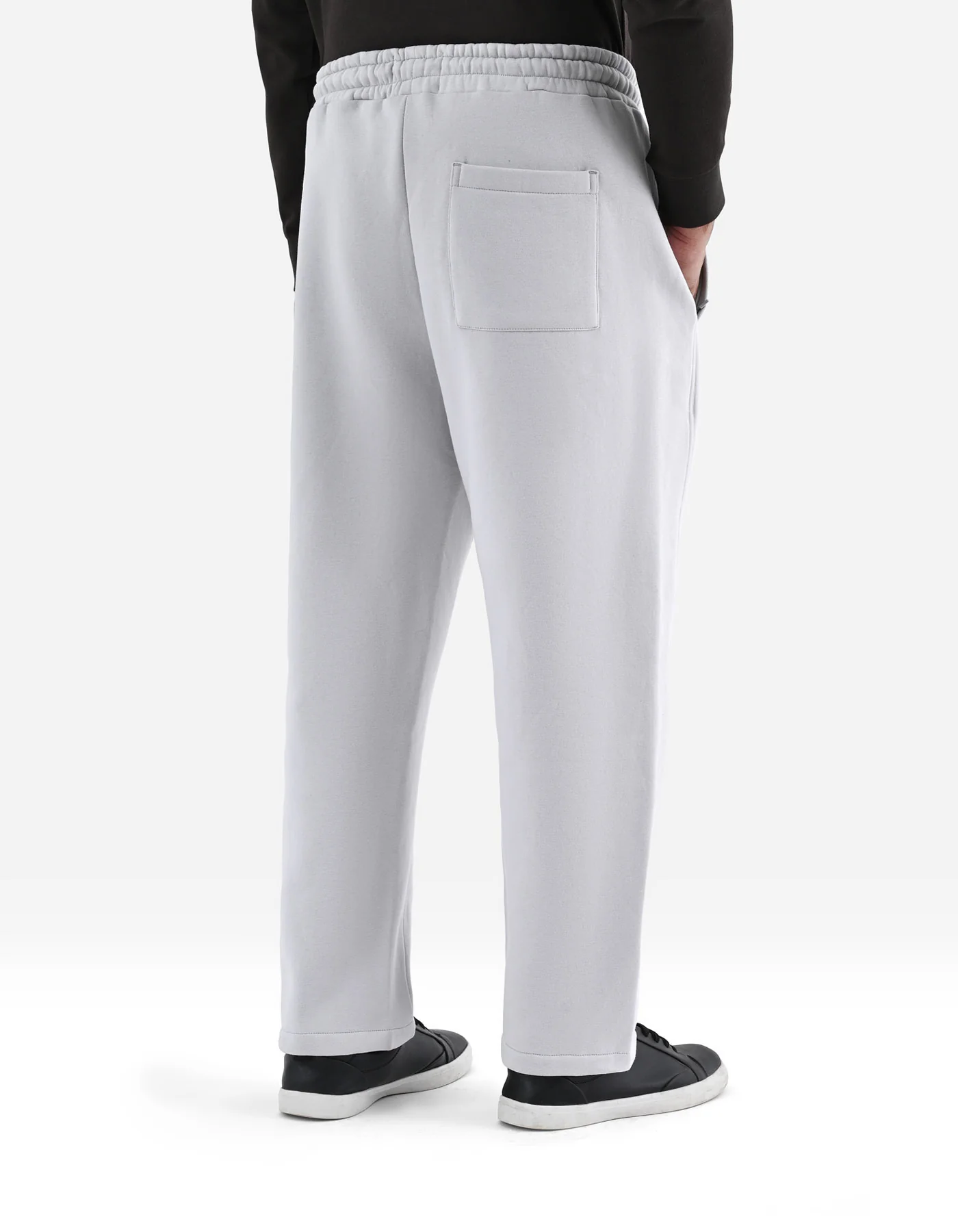 Chrome Plain Relax Fit Sweatpants - Image 5