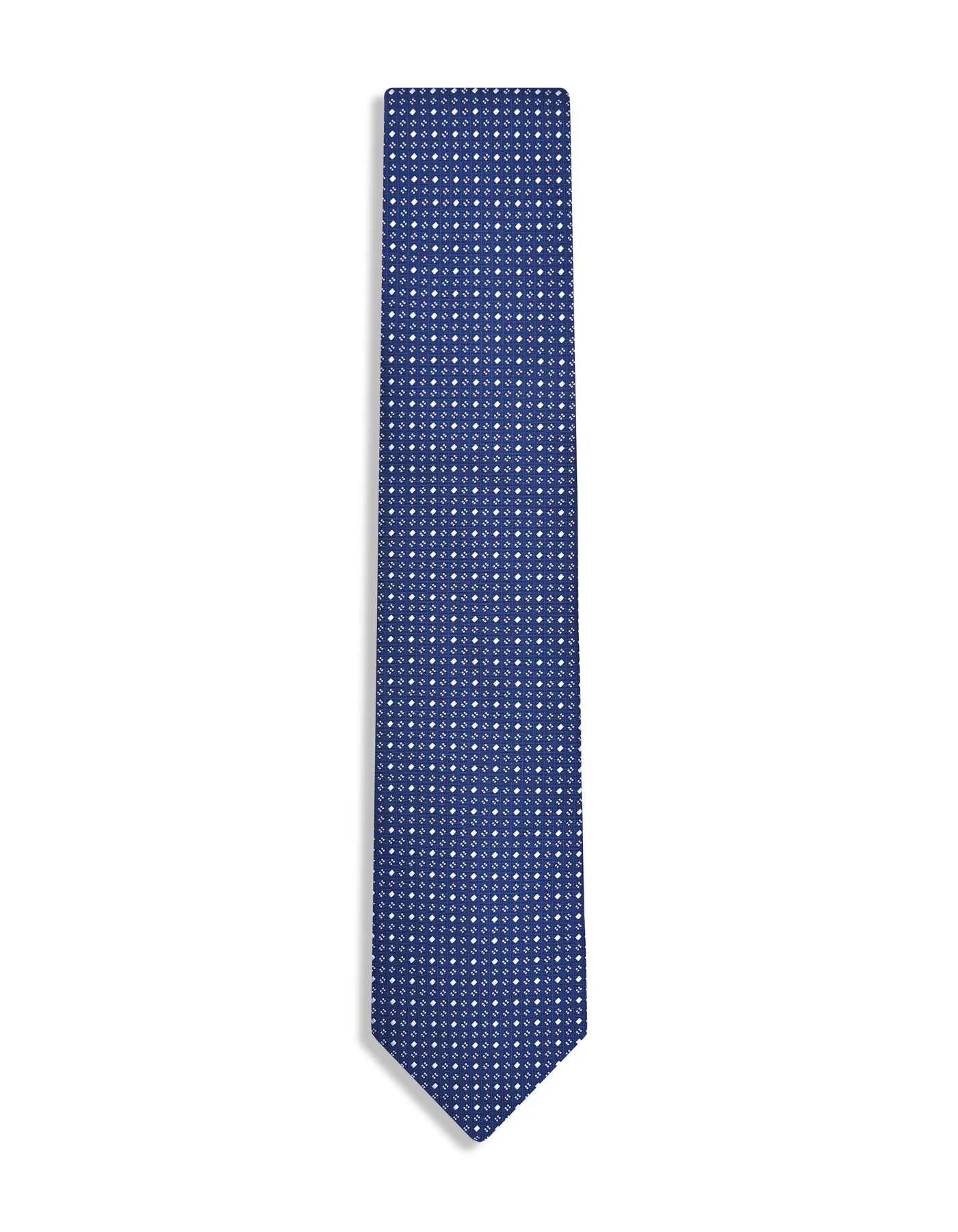 D Blue Geometric Tie - Image 2