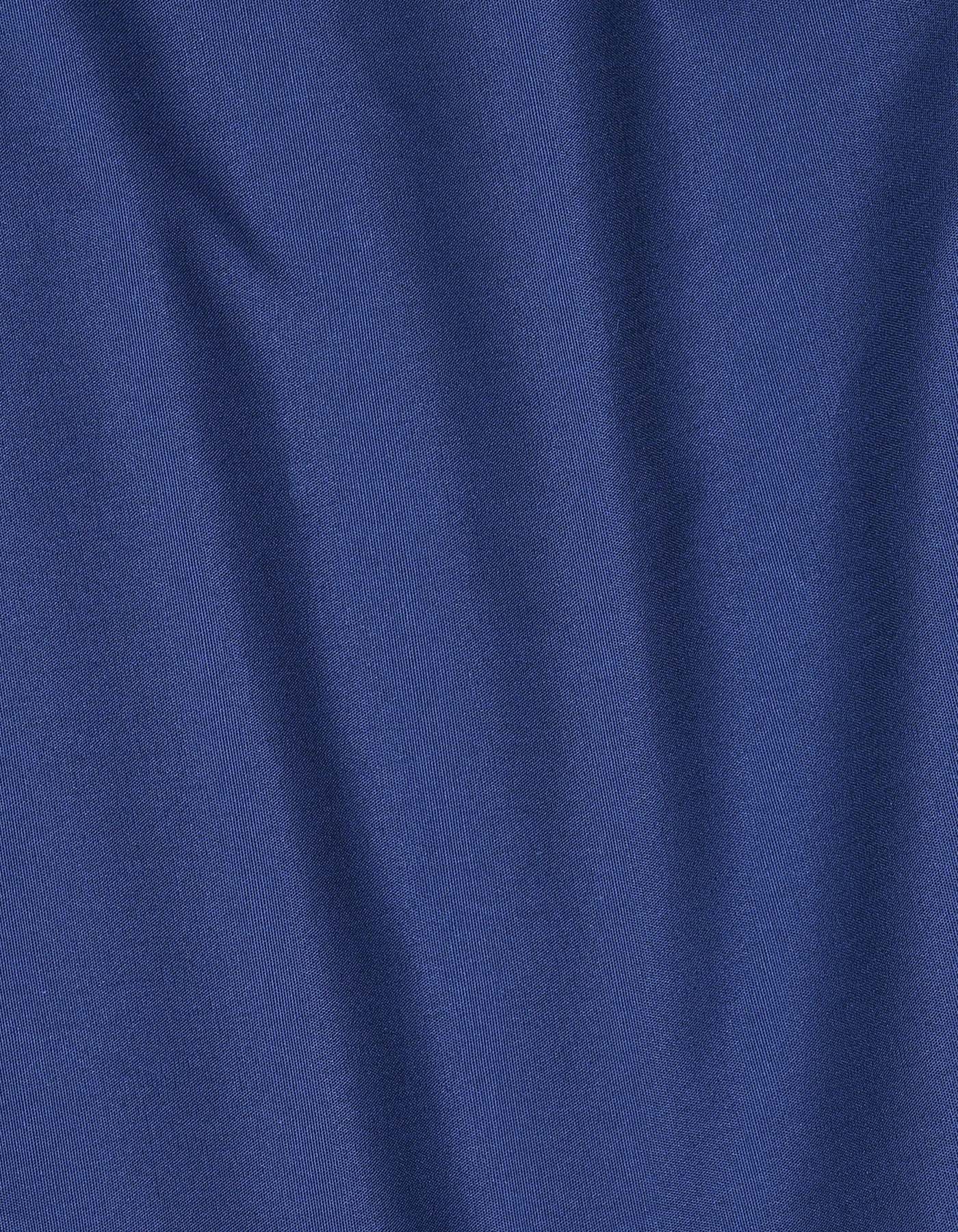 D Blue Plain Classic Fit Shirt - Image 4