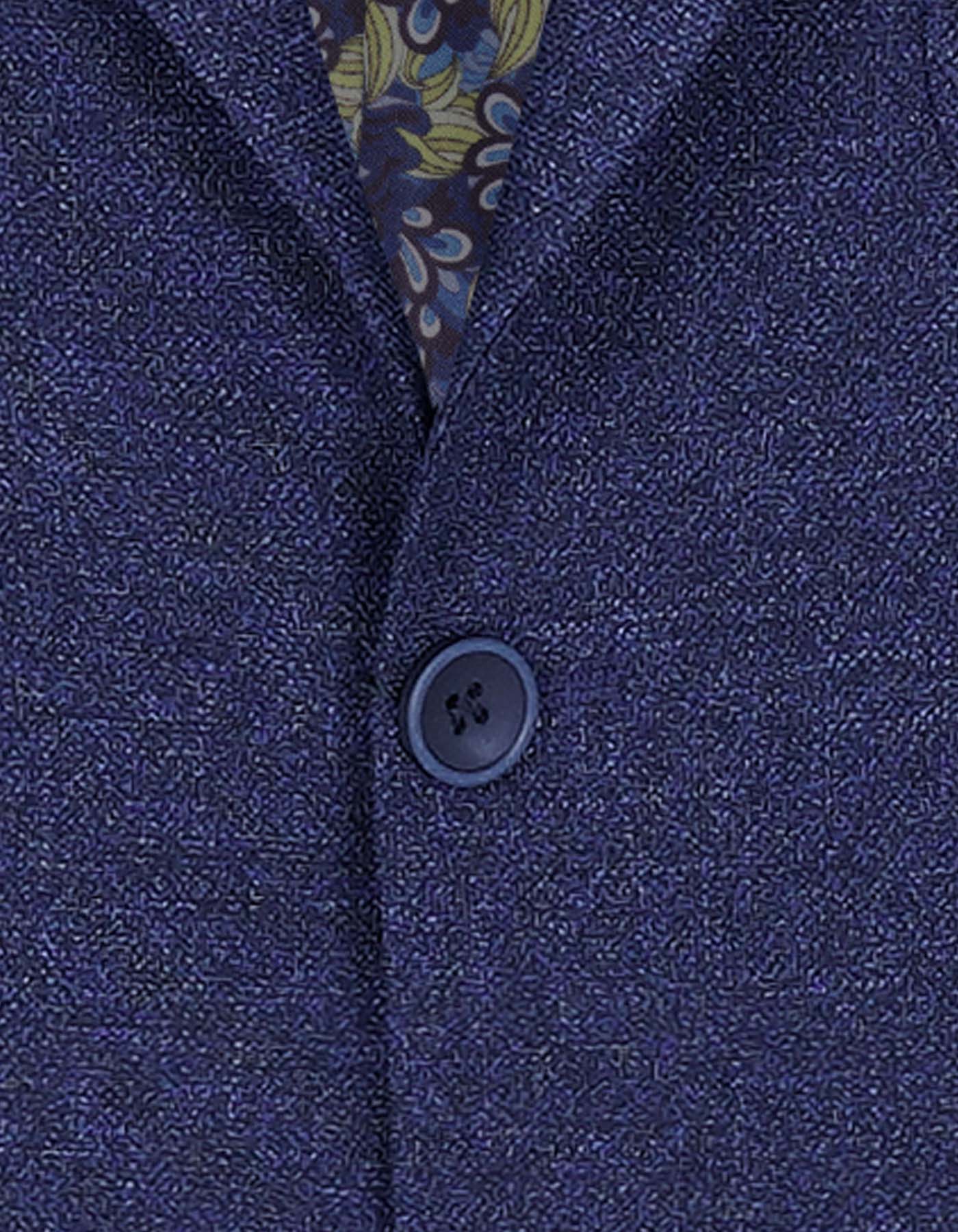 D Blue Tailored Smart Fit Coat - Image 3
