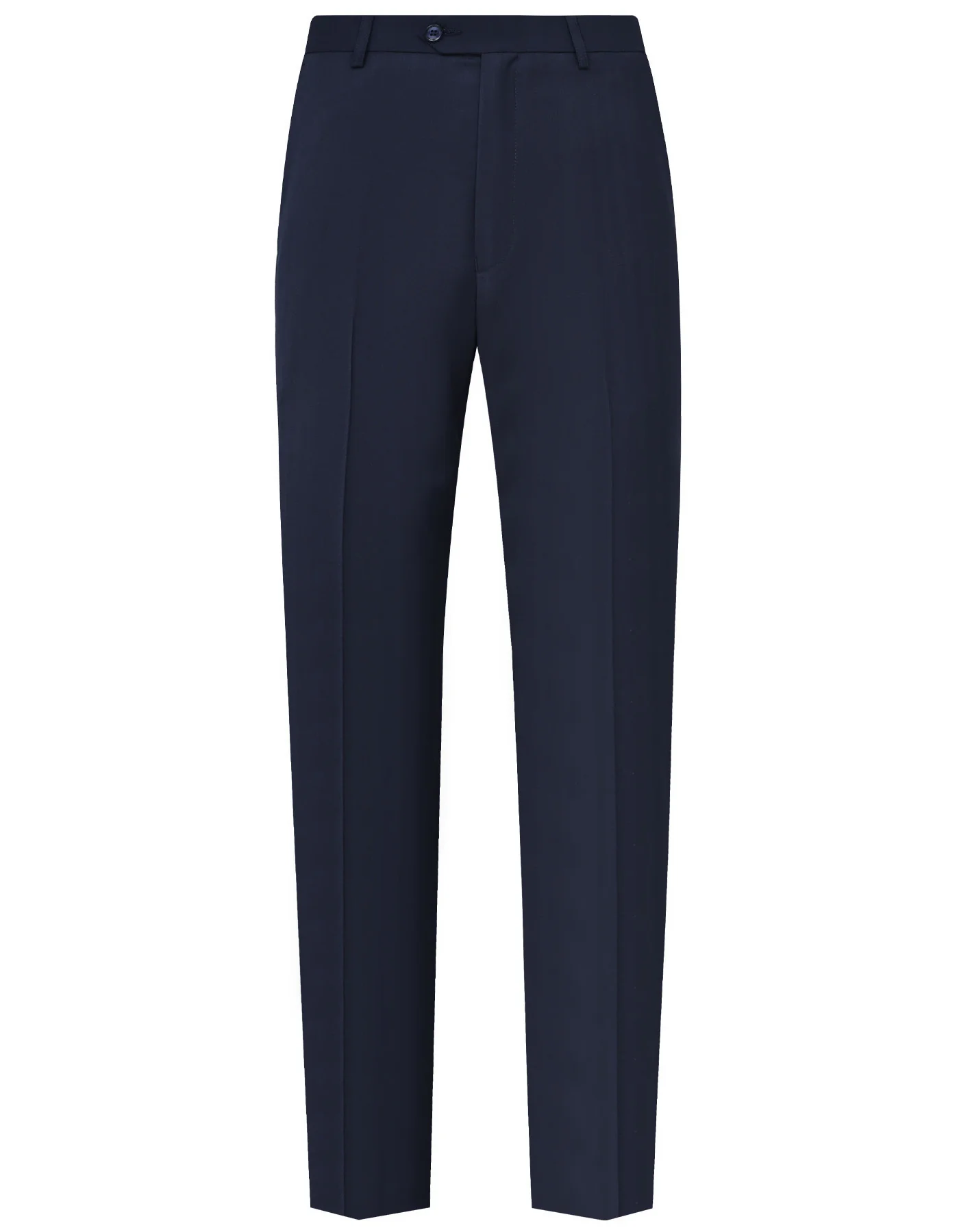 D Blue Texture Tailored Smart Fit Formal Trouser