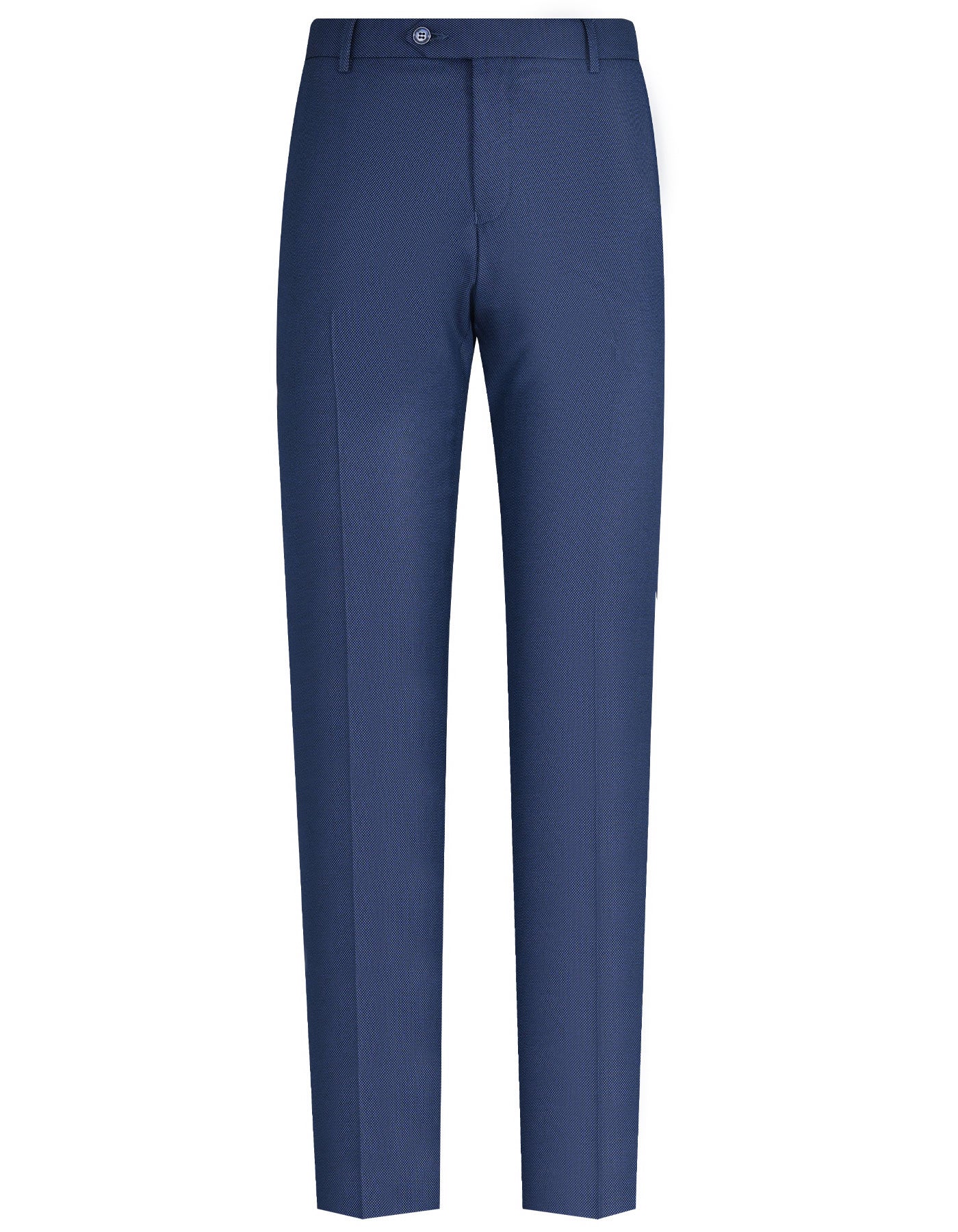 D Blue Texture Tailored Smart Fit Suit - Image 2