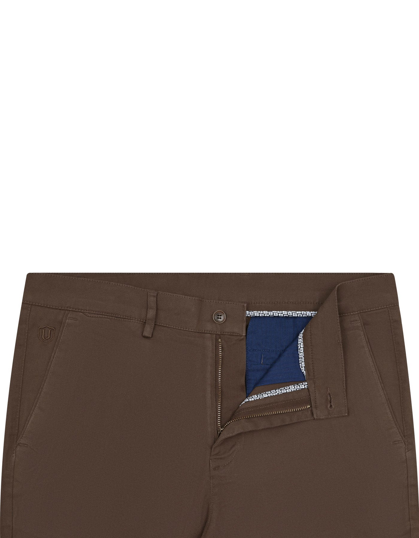 D Brown Smart Fit Chino - Image 2