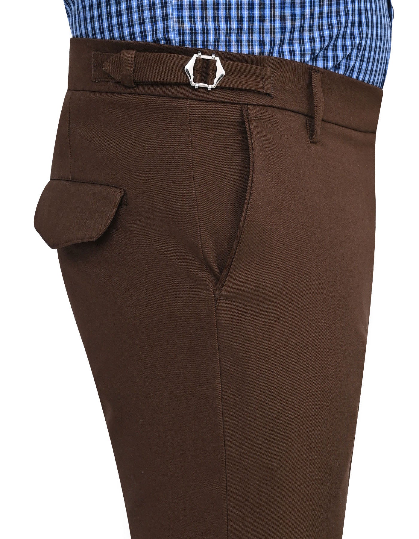 D Brown Smart Fit Chino - Image 3