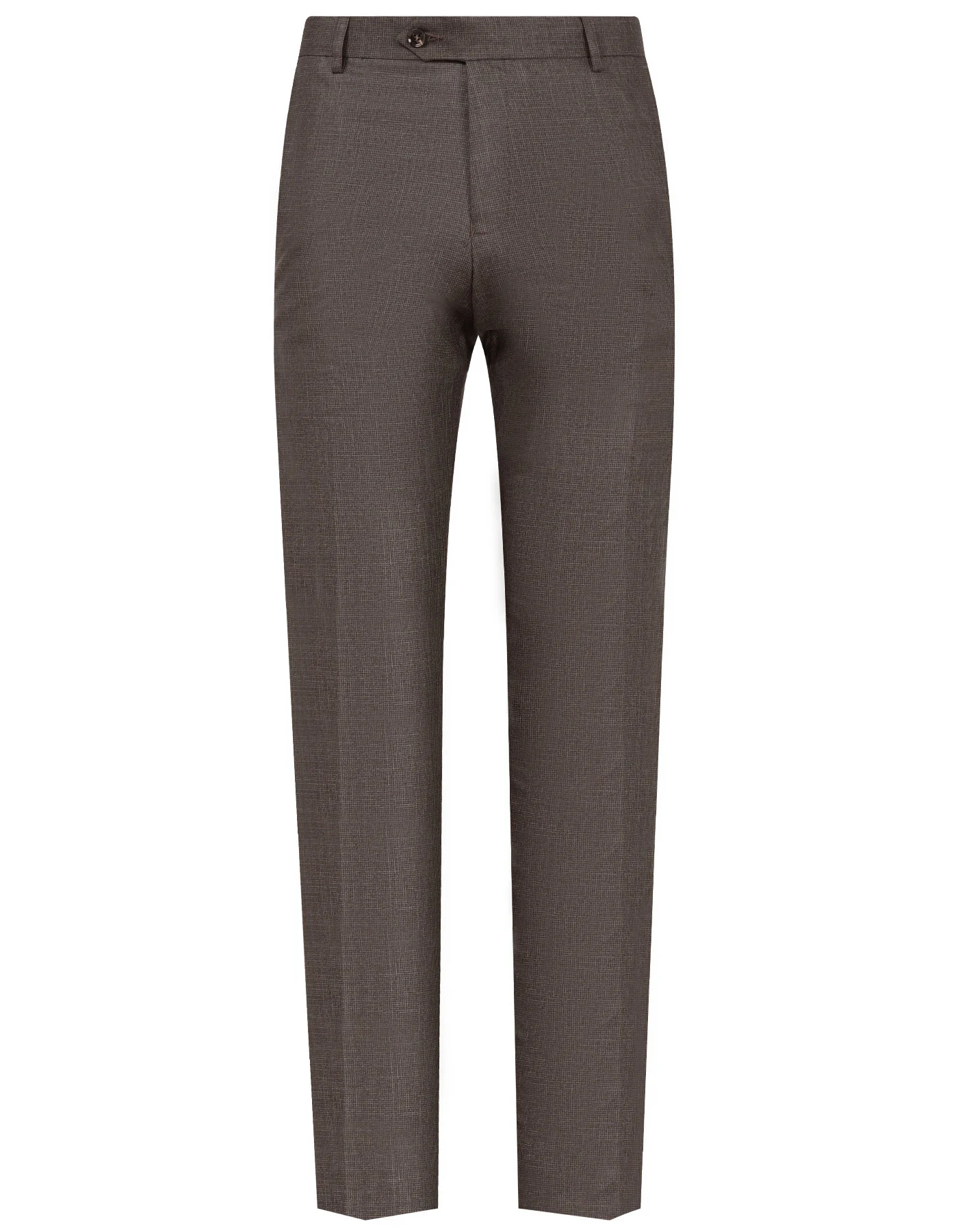 D Brown Texture Tailored Smart Fit Suit - Image 2