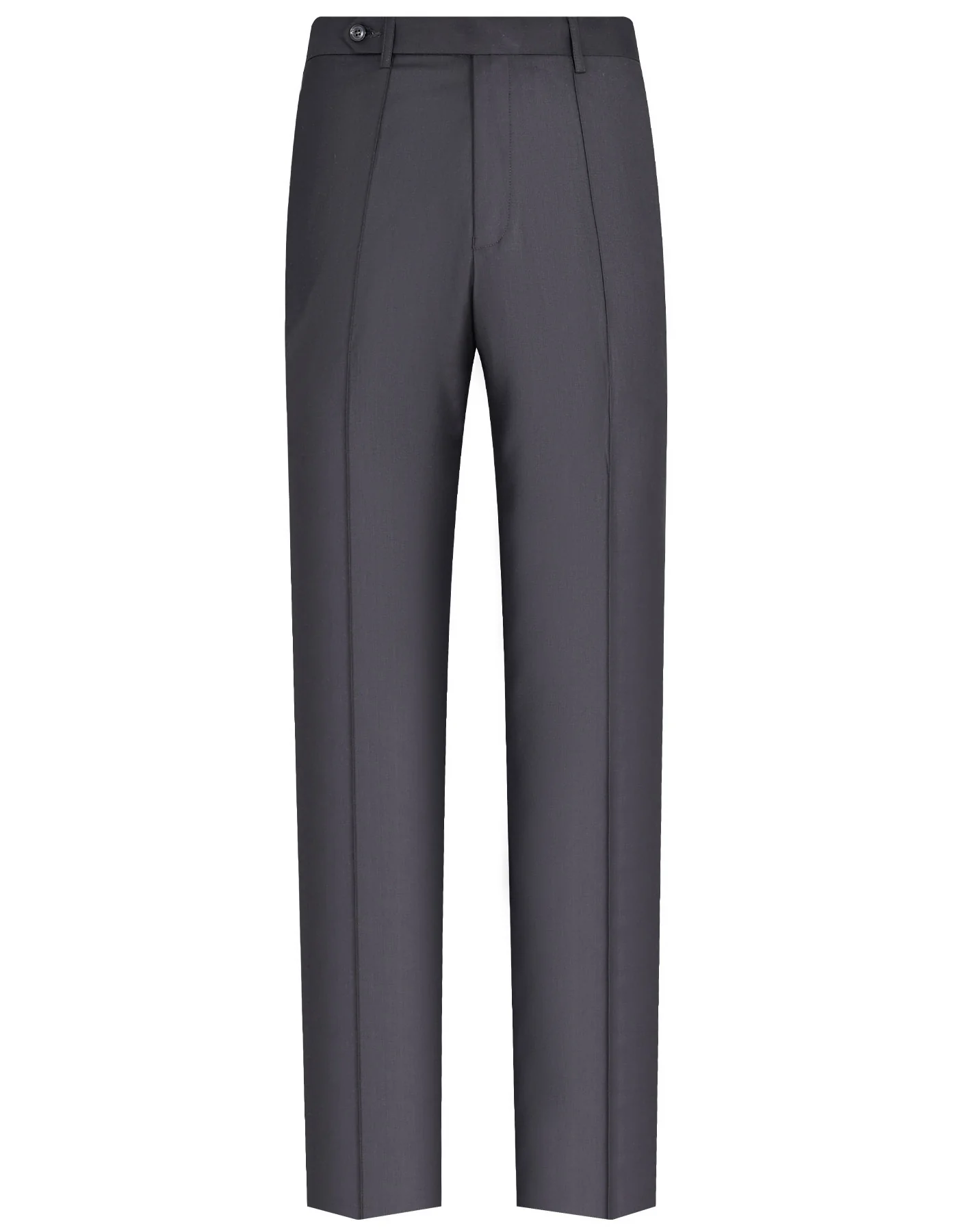 D Charcoal Plain Classic Fit Formal Trouser