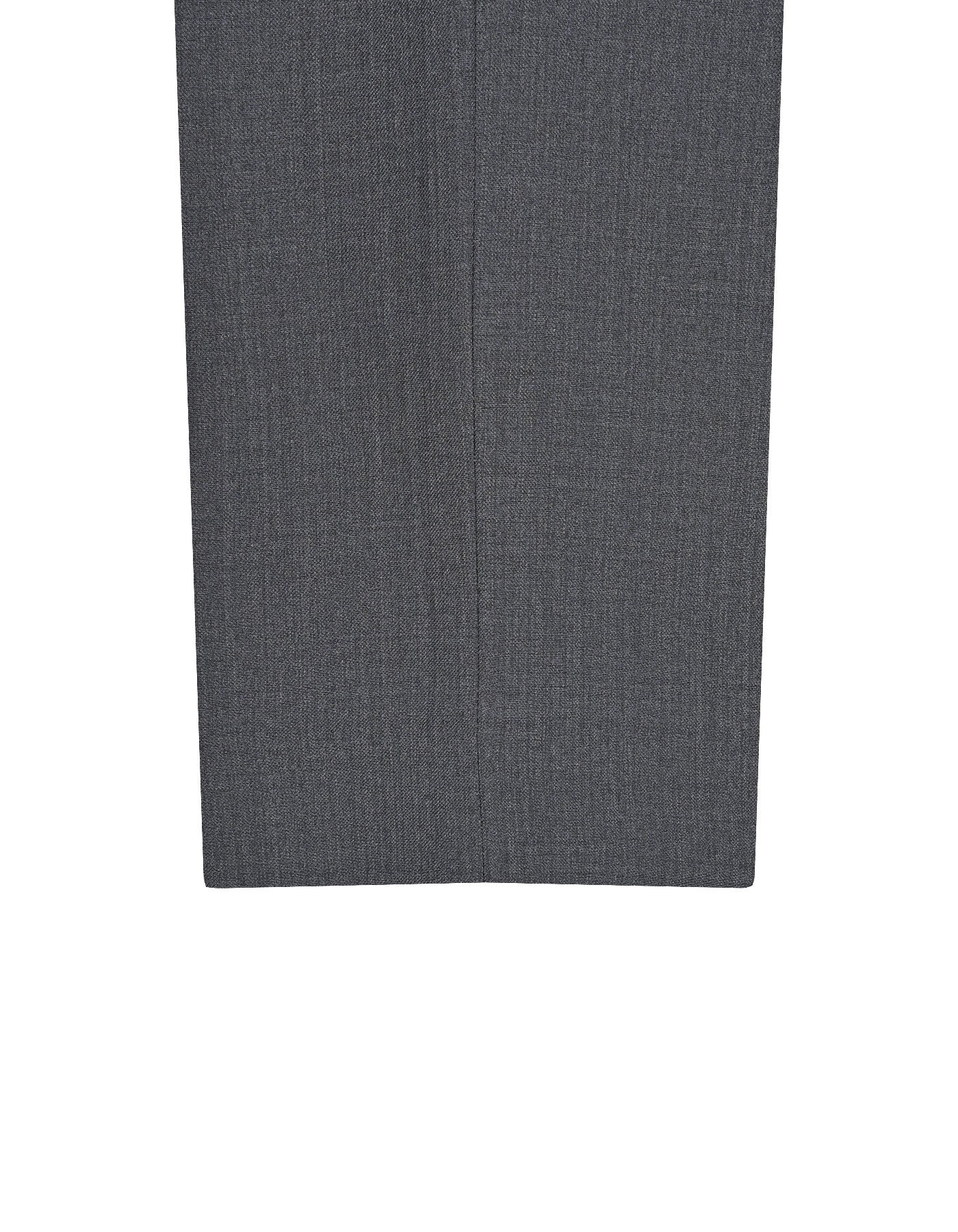 D Charcoal Plain Smart Fit Formal Trouser - Image 3