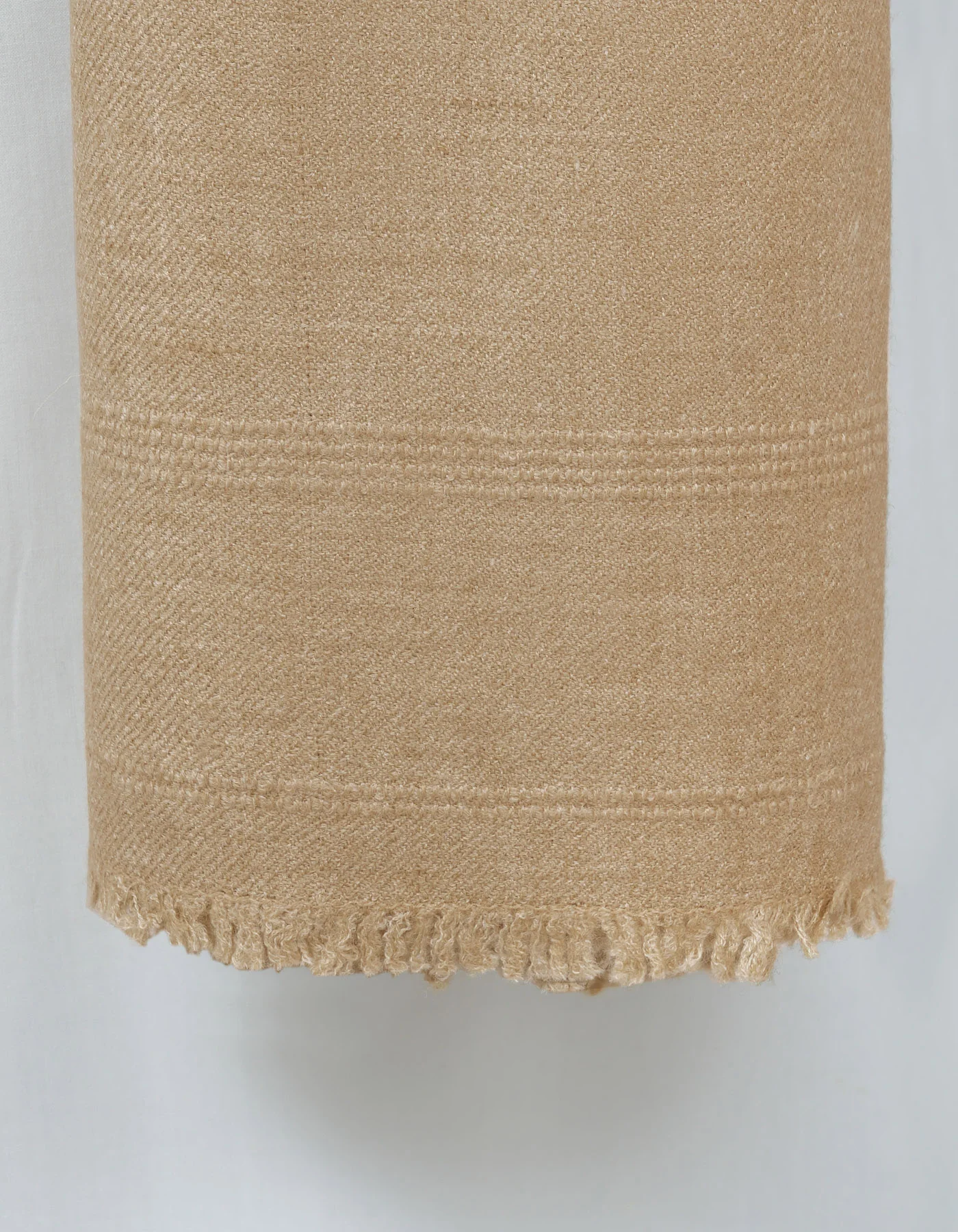 D Fawn Plain 100% Acrylic Men Shawl - Image 4