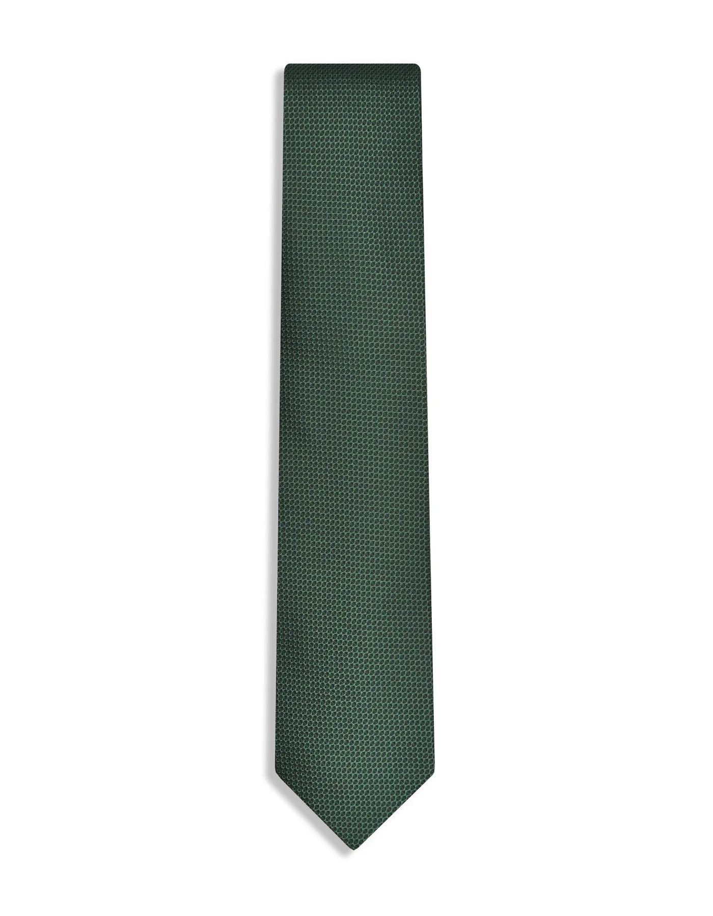 D Green Geometric Tie - Image 2