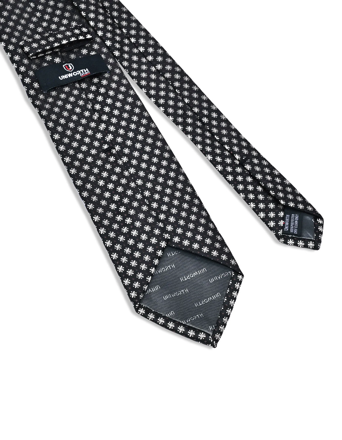 D Green Geometric Tie - Image 3