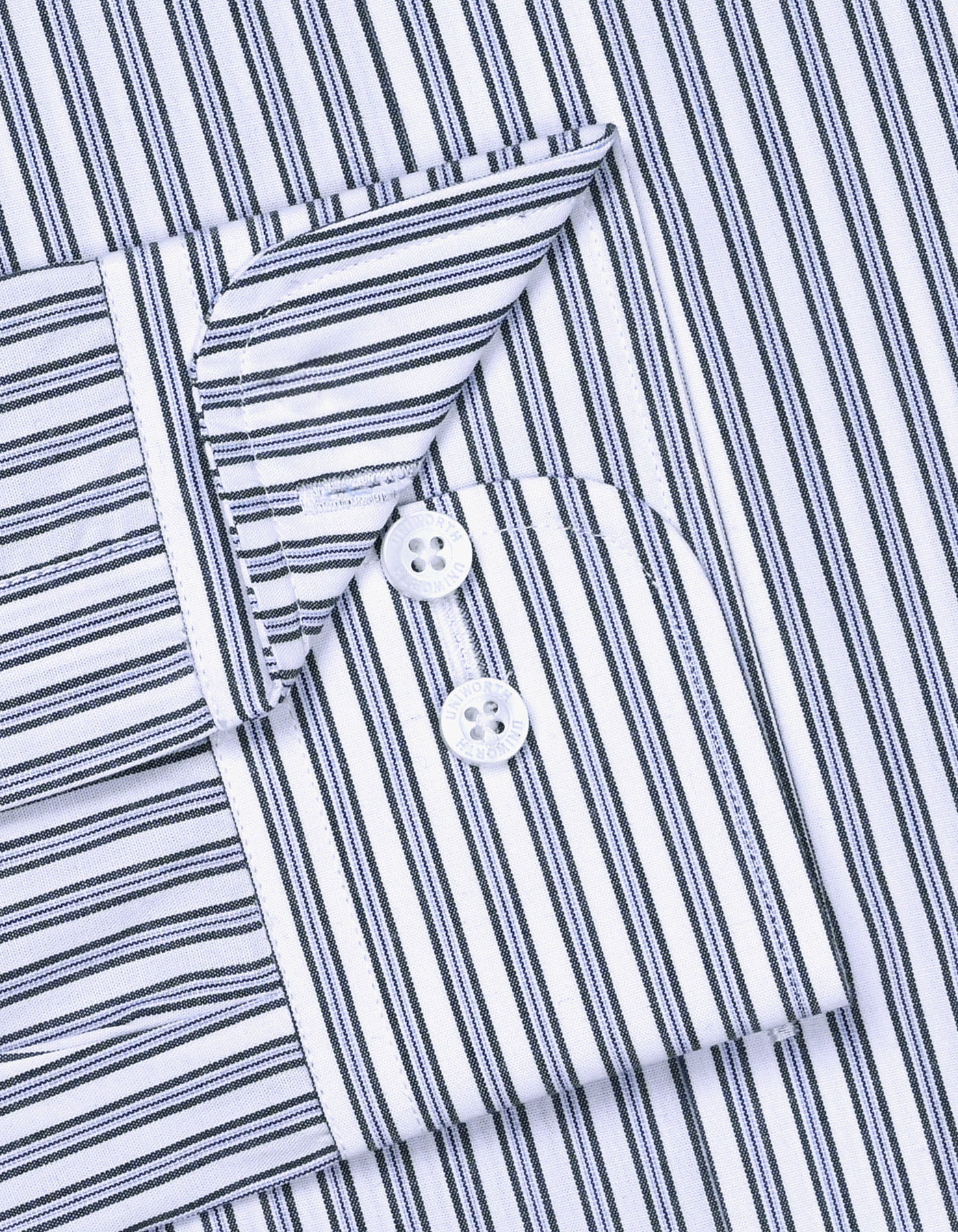 D Green Stripe Classic Fit Shirt - Image 3