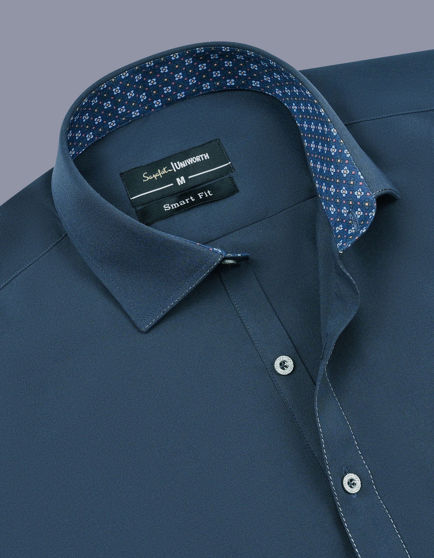 D Grey Plain Kameez Shalwar - Image 3