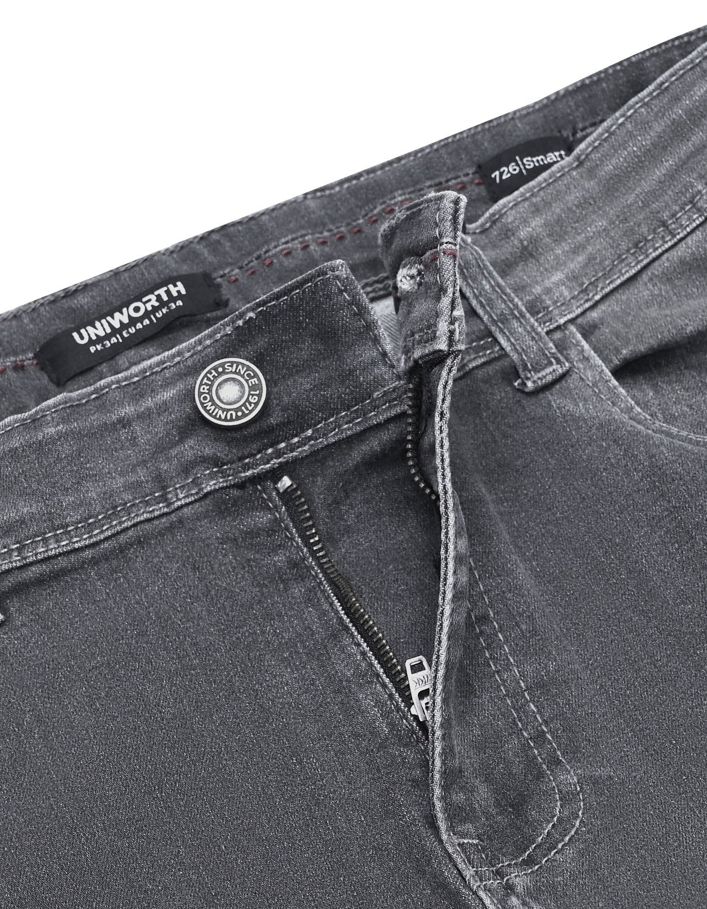 D Grey Smart Fit Denim - Image 2